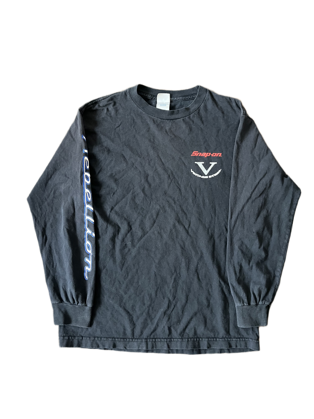 vintage snap on longsleeve tee