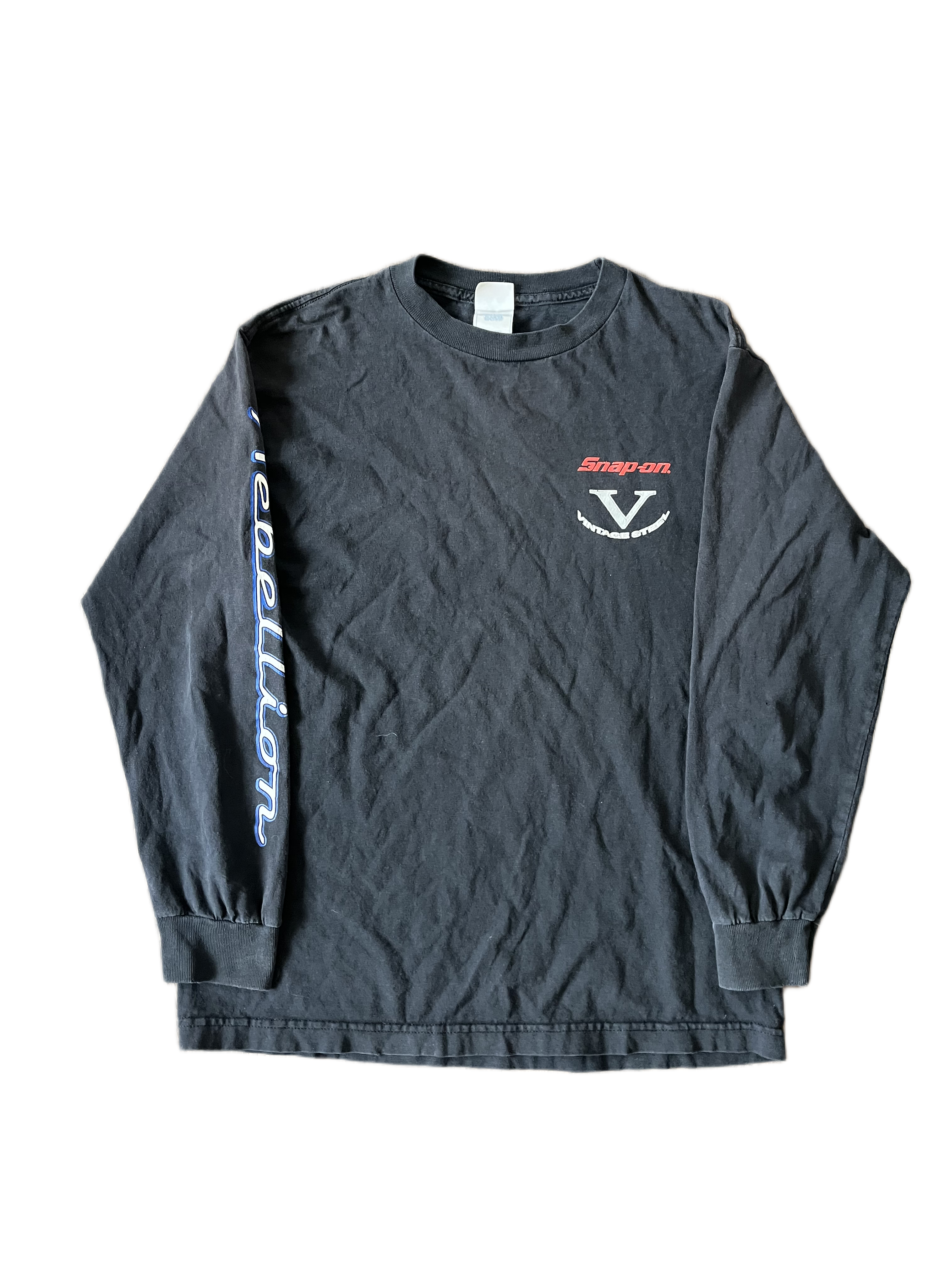 vintage snap on longsleeve tee
