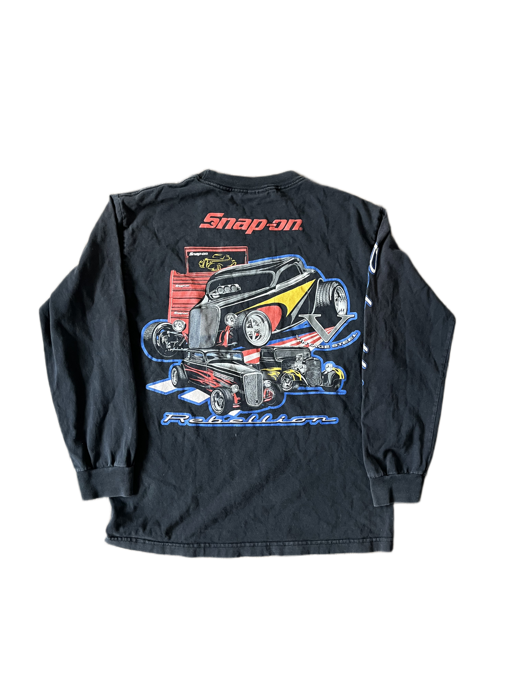 vintage snap on longsleeve tee