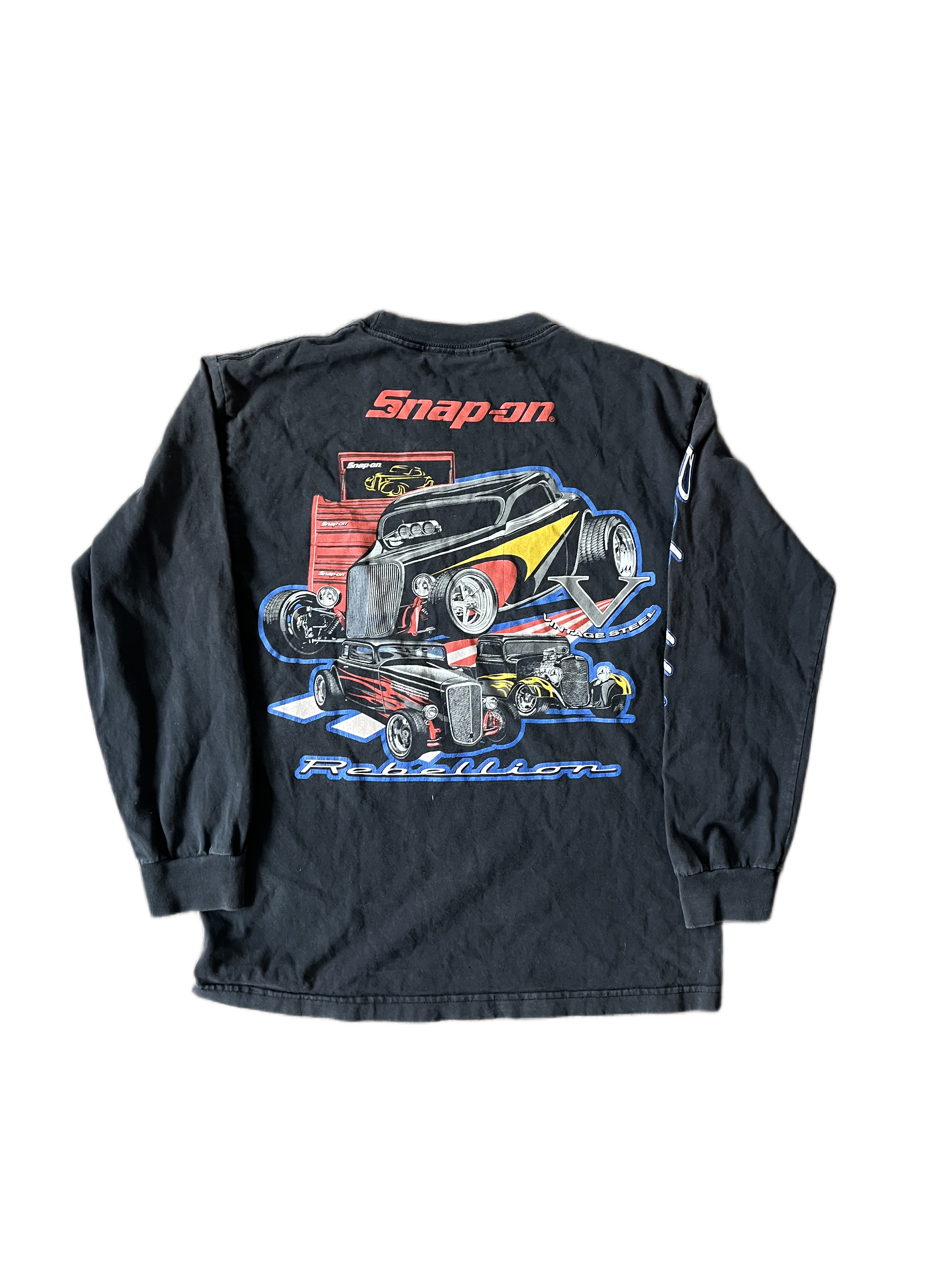 vintage snap on longsleeve tee