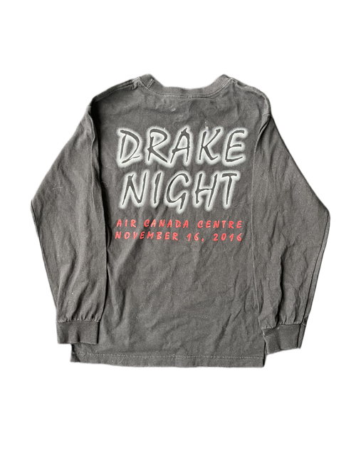 drake toronto raptors longsleeve tee