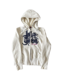 vintage harley davidson zip-up sherpa hoodie
