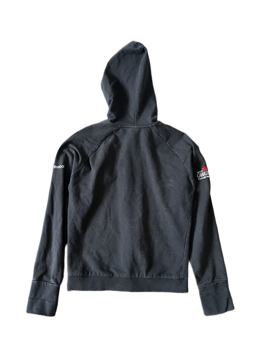 vintage edmonton oilers reebok zip up hoodie