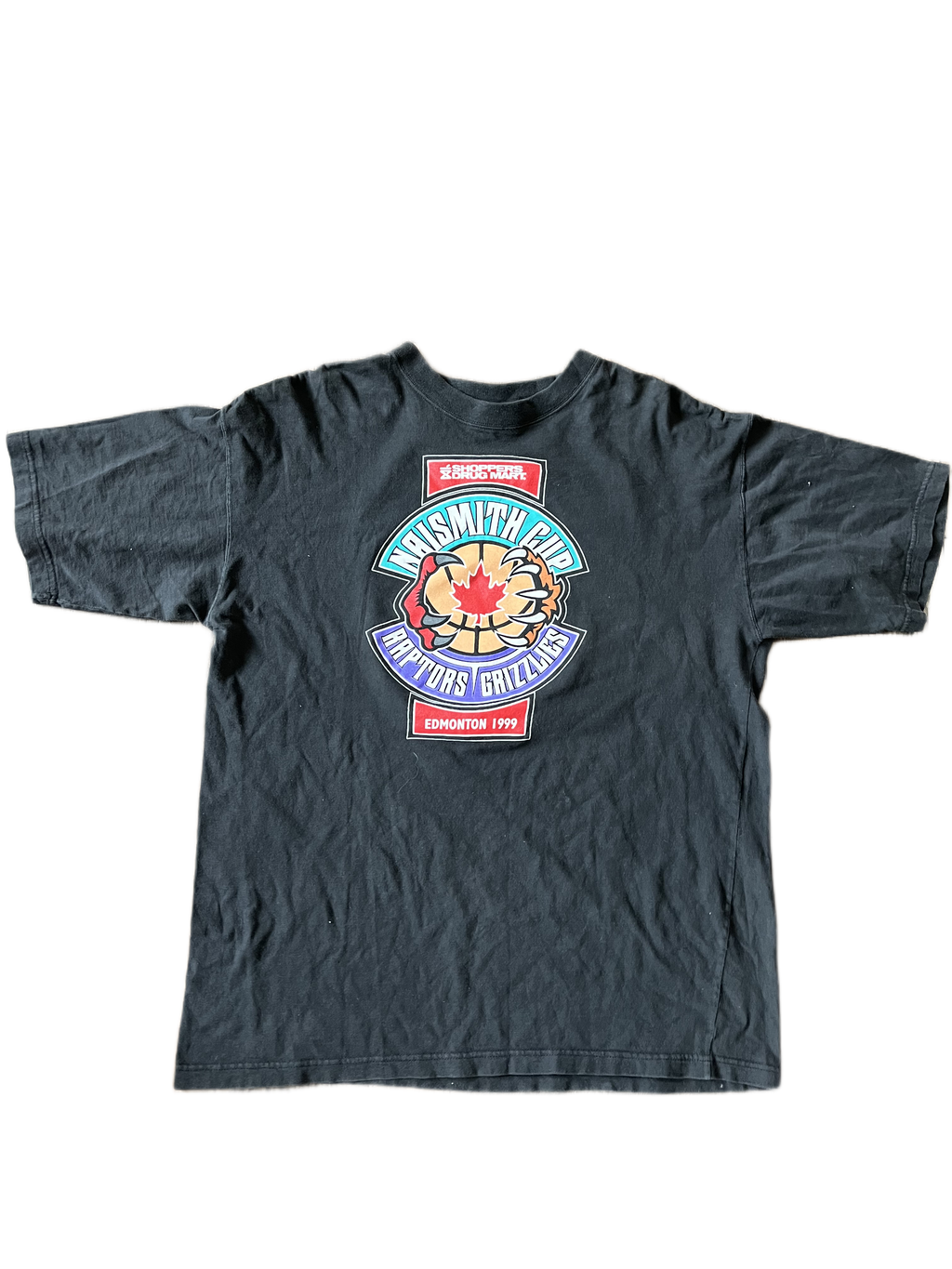 vintage grizzlies vs raptors promo tee