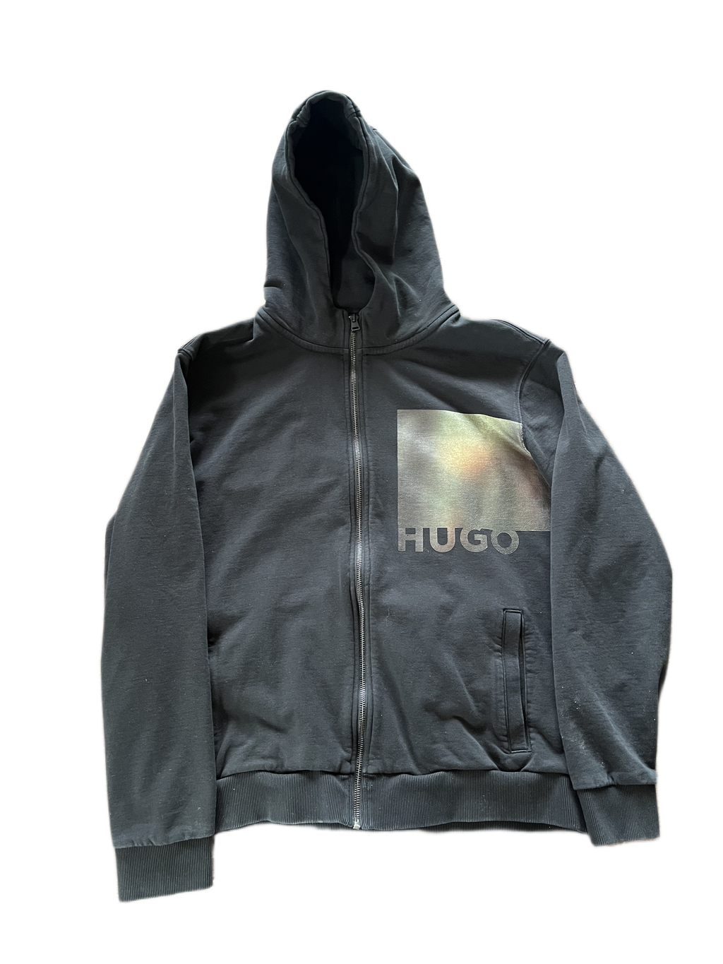 hugo boss zip up hoodie