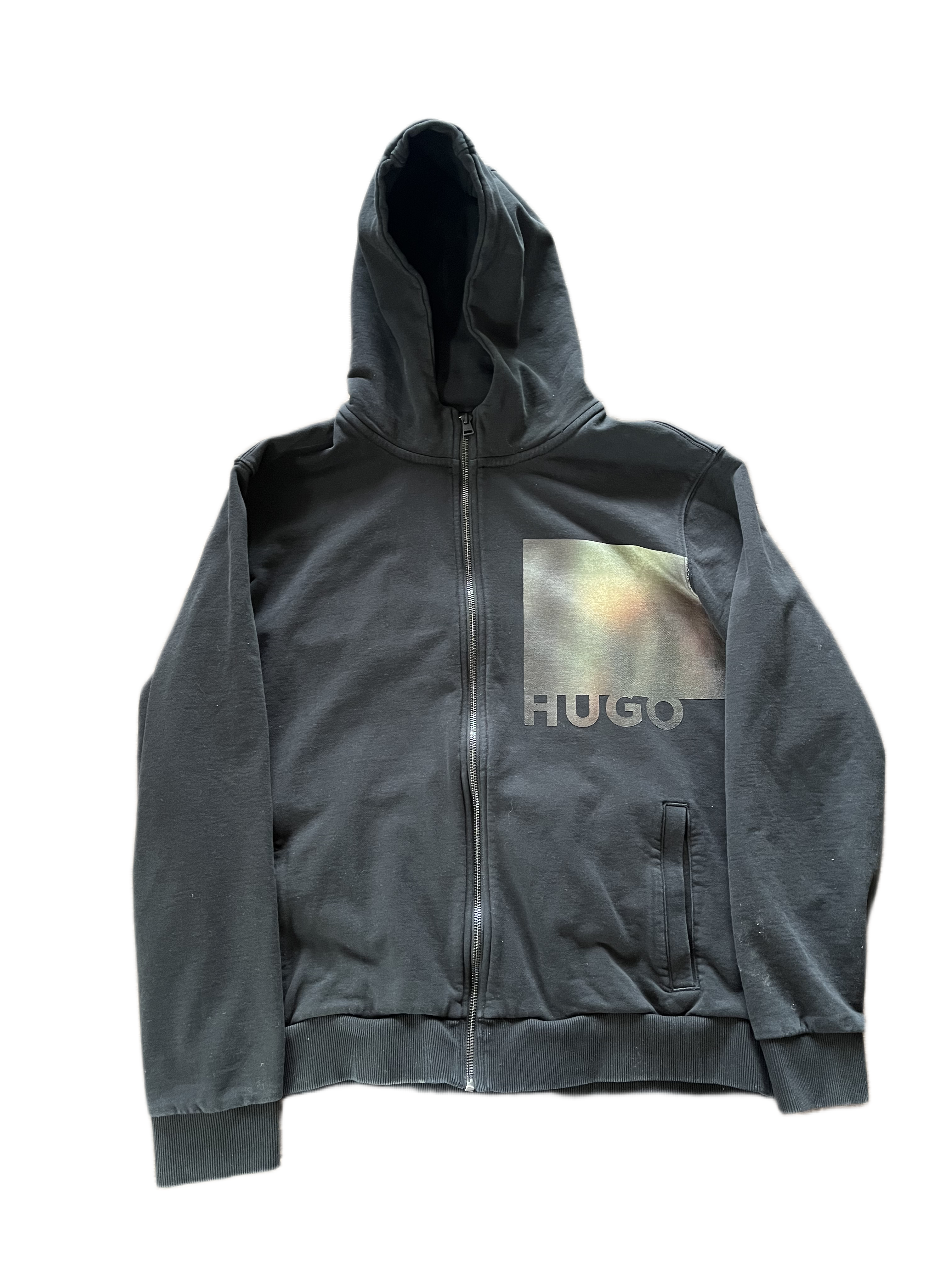 hugo boss zip up hoodie