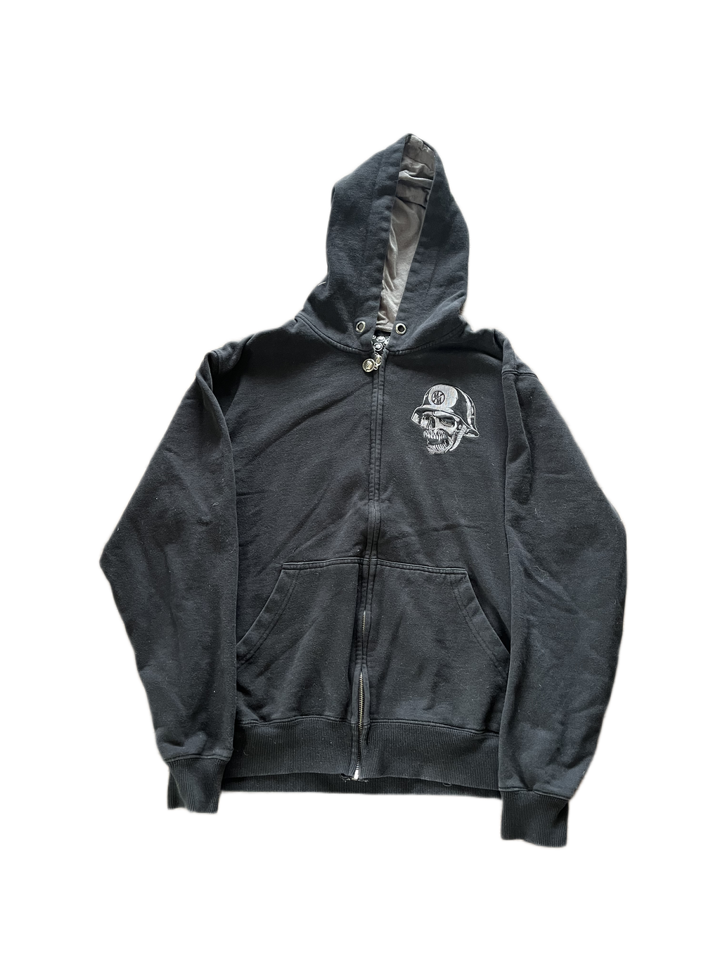 y2k metal mulisha zip up hoodie