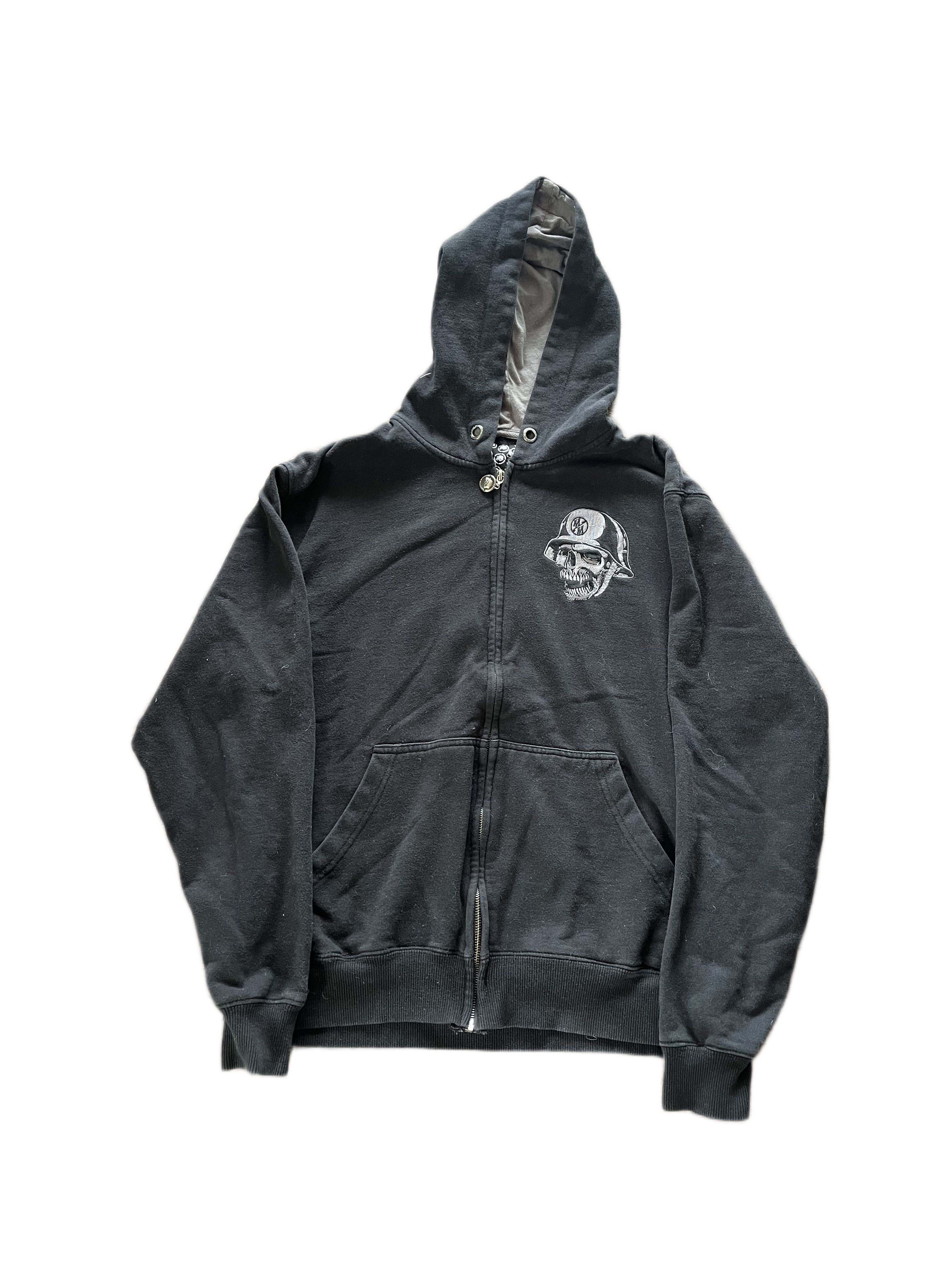 y2k metal mulisha zip up hoodie