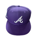 atlanta braves fitted hat