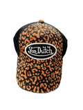 von dutch cheetah print hat
