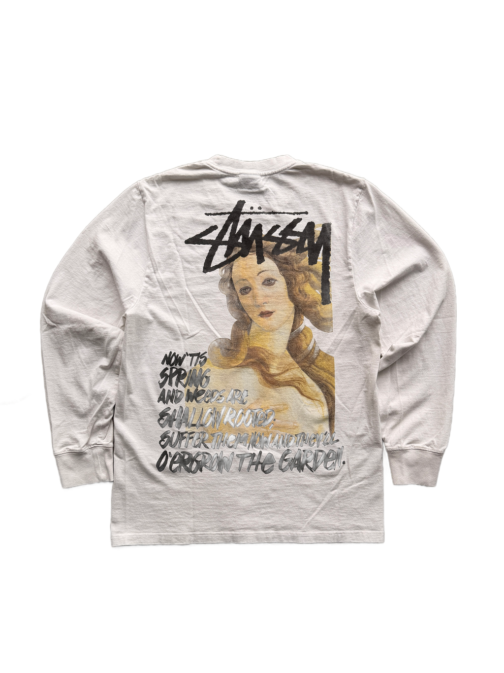 Stussy Spring Weeds Pigment Dyed Long-Sleeve Tee