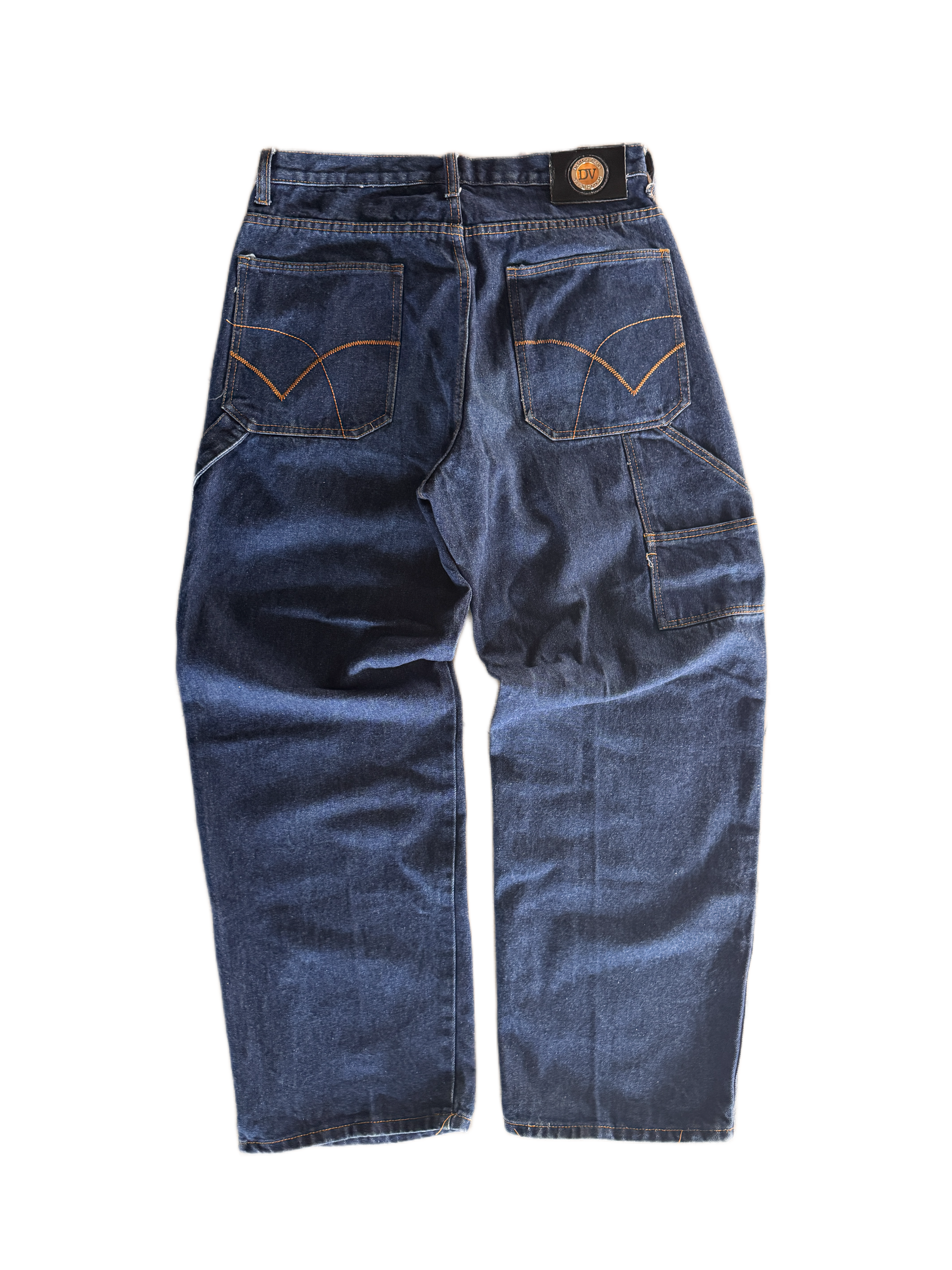 vintage baggy raw maldini jeans