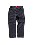 vintage baggy black chaps jeans