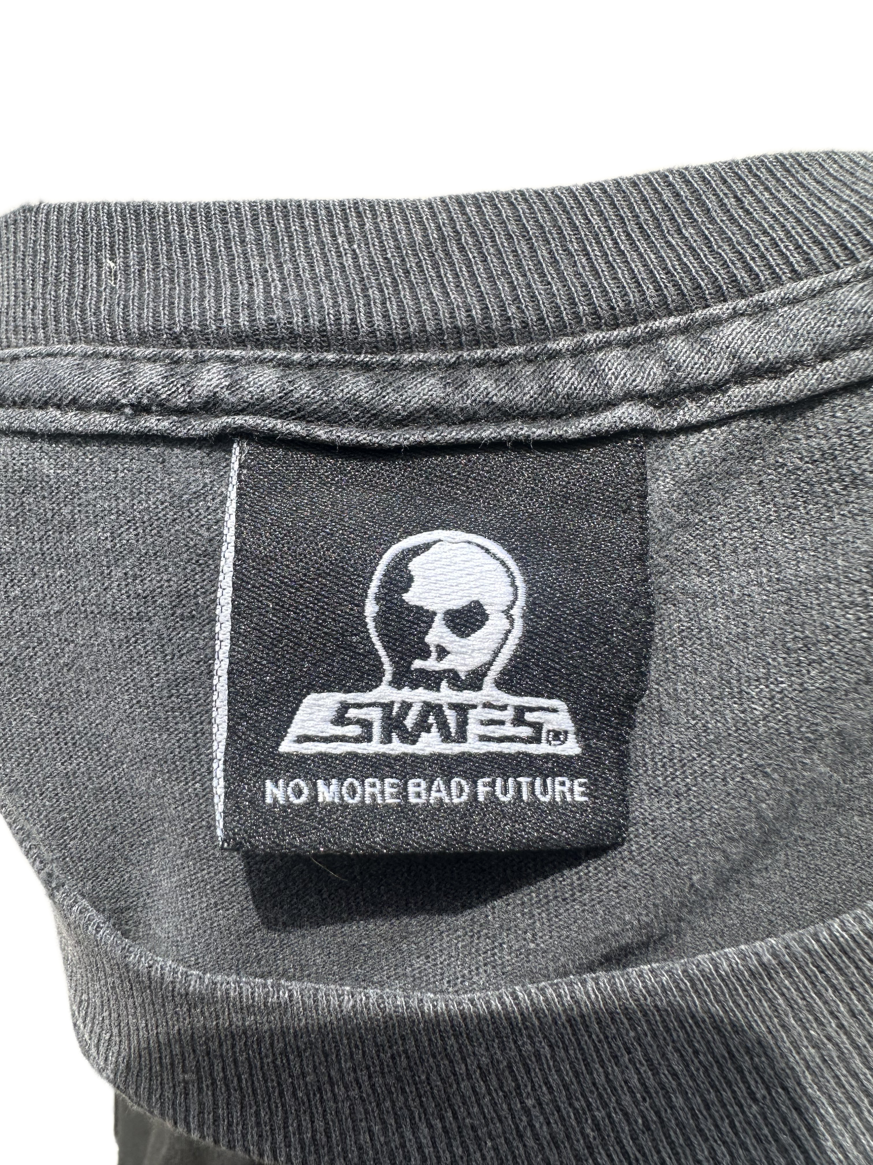 vintage skull skates tee