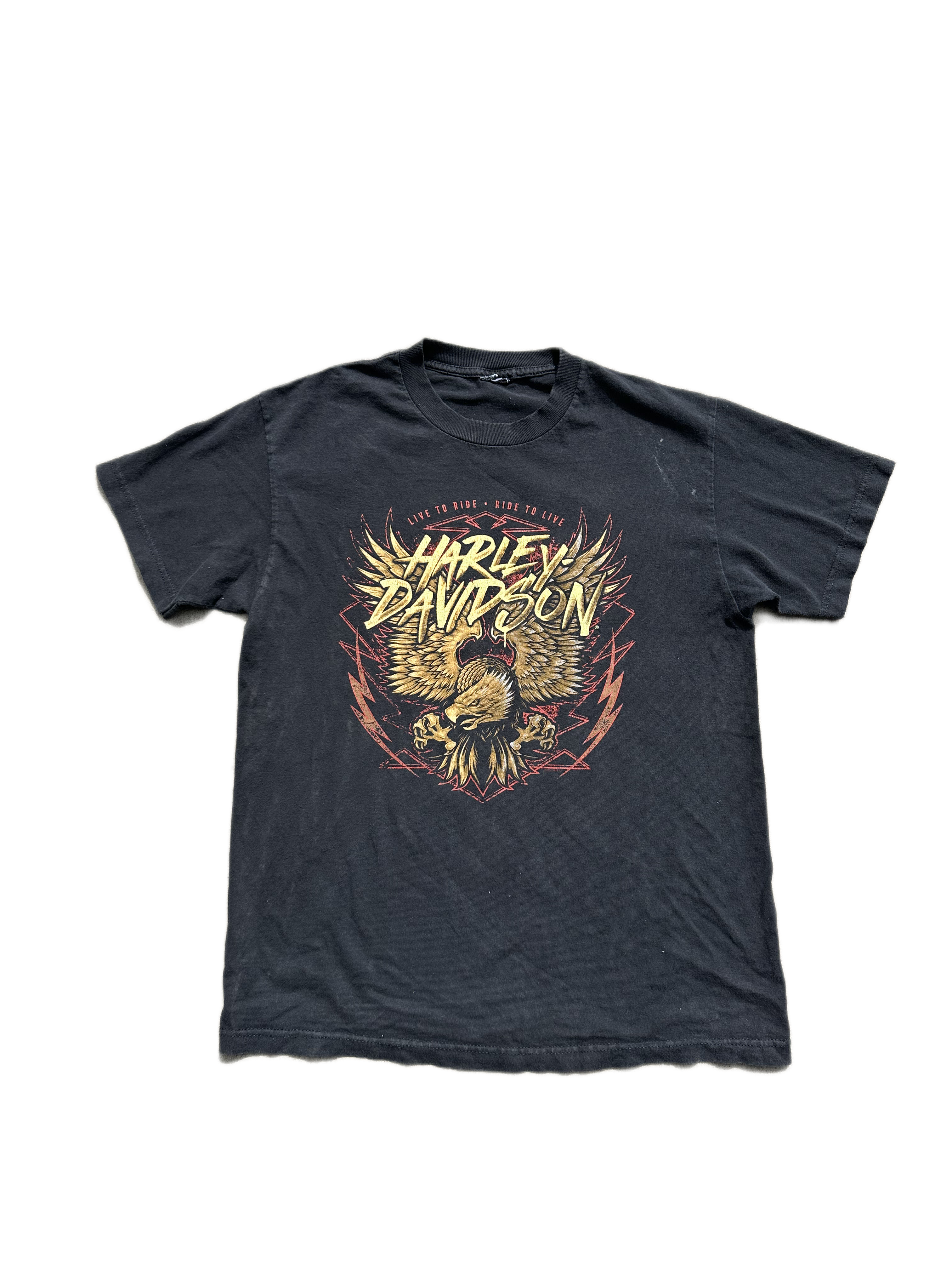 harley davidson red deer tee