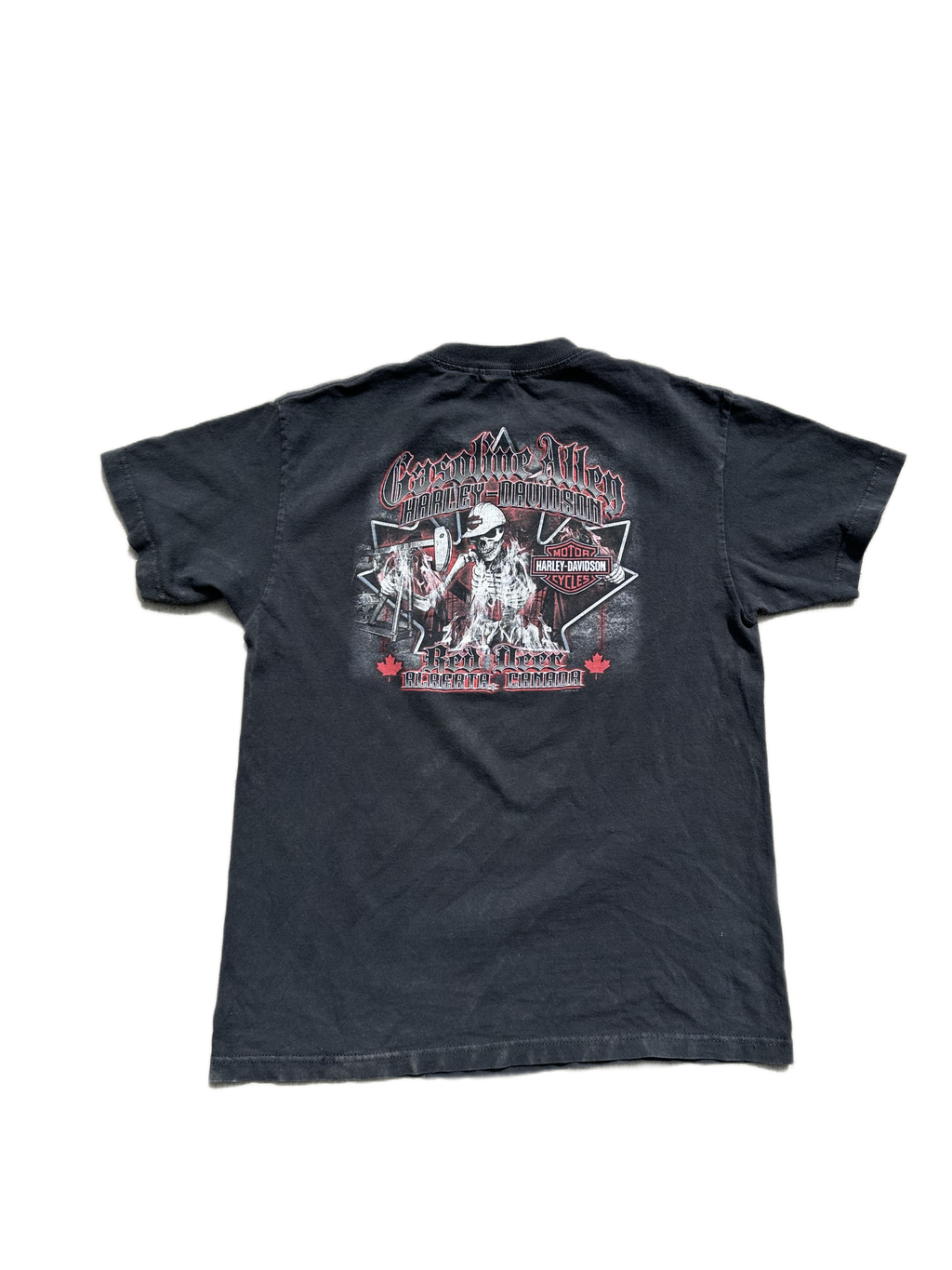 harley davidson red deer tee