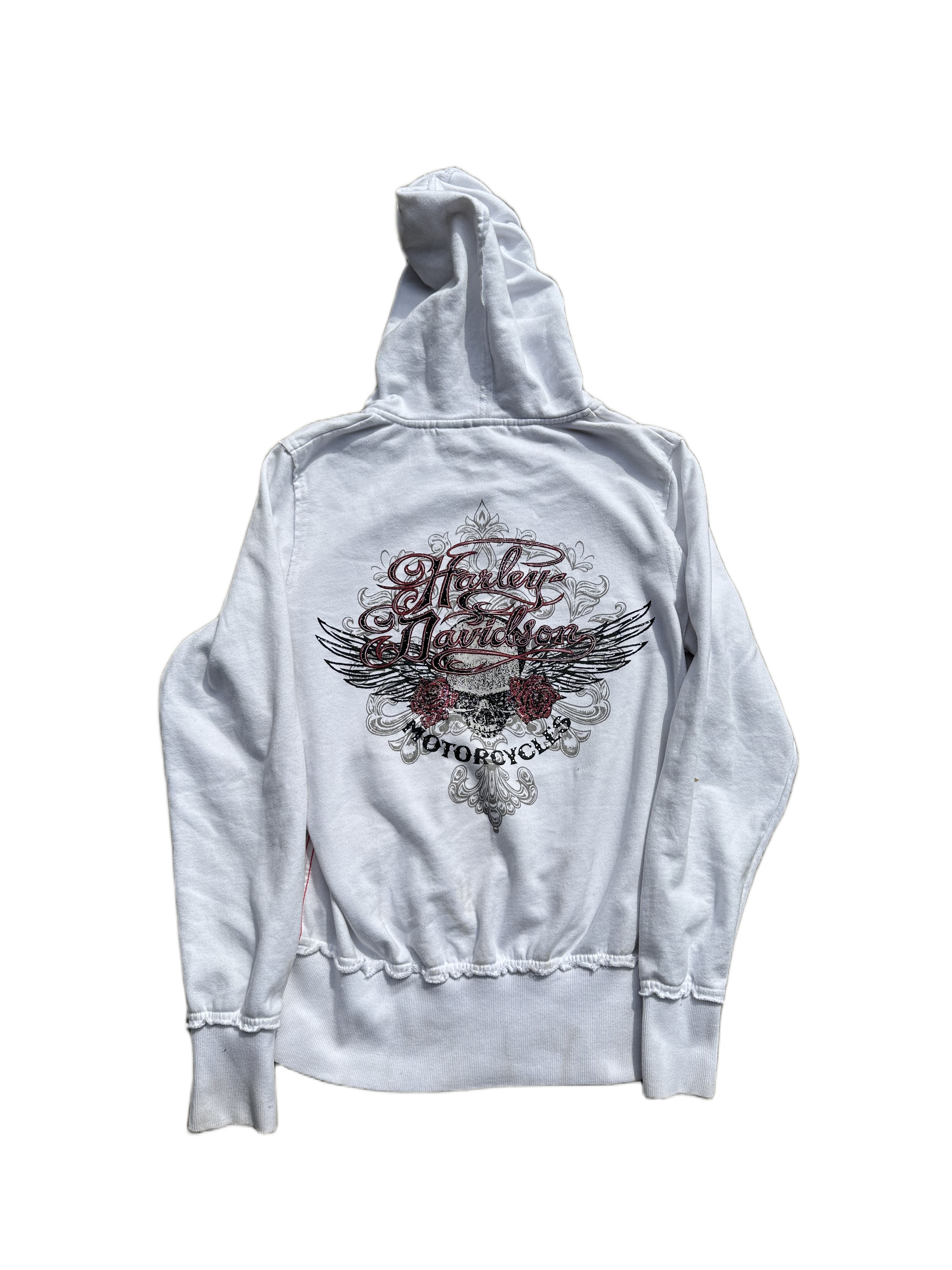 vintage harley davidson zip up hoodie