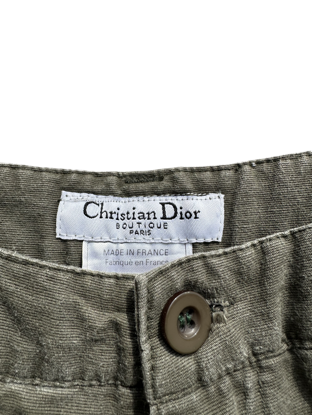 vintage christian dior low rise pants