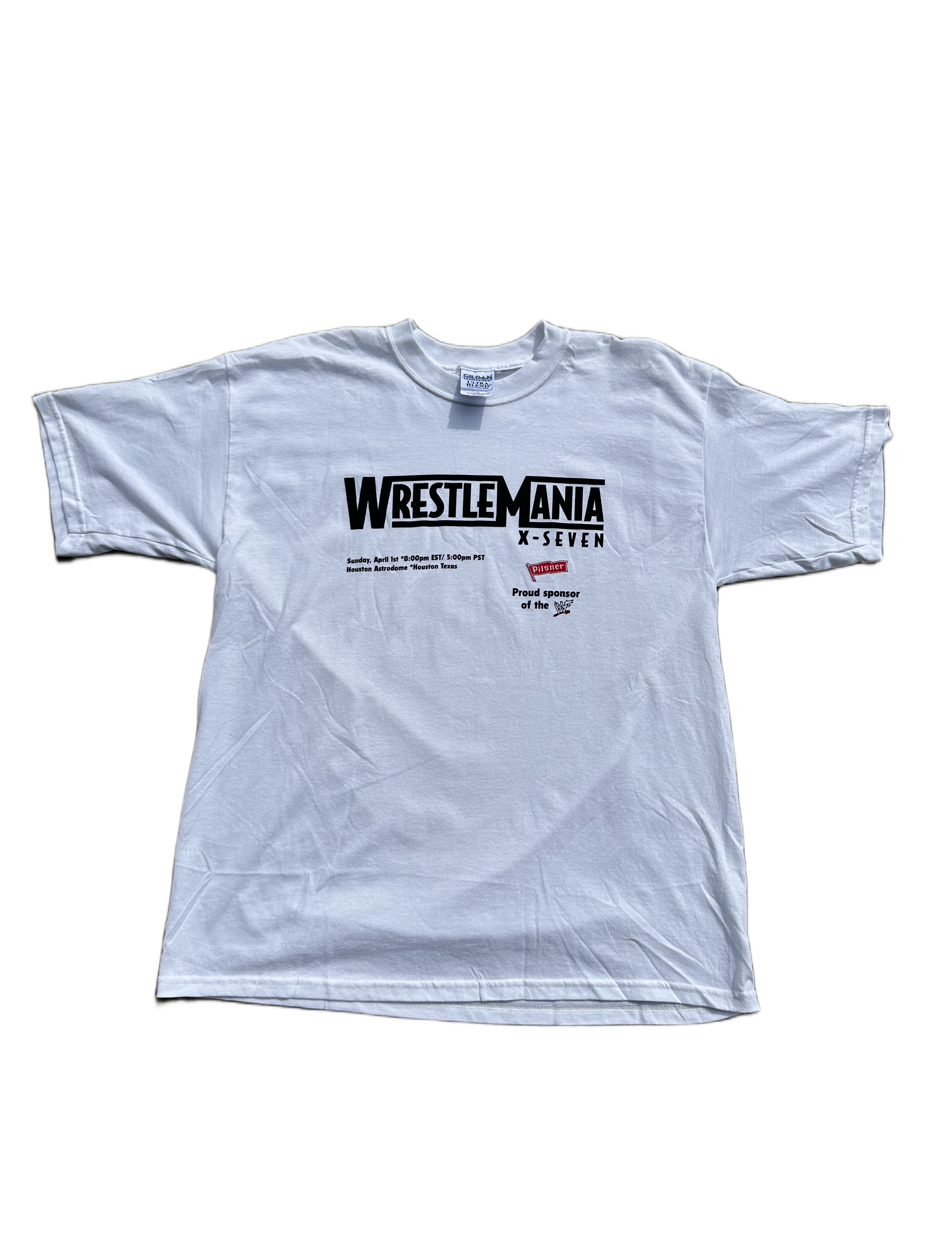2001 wrestlemania houston tee