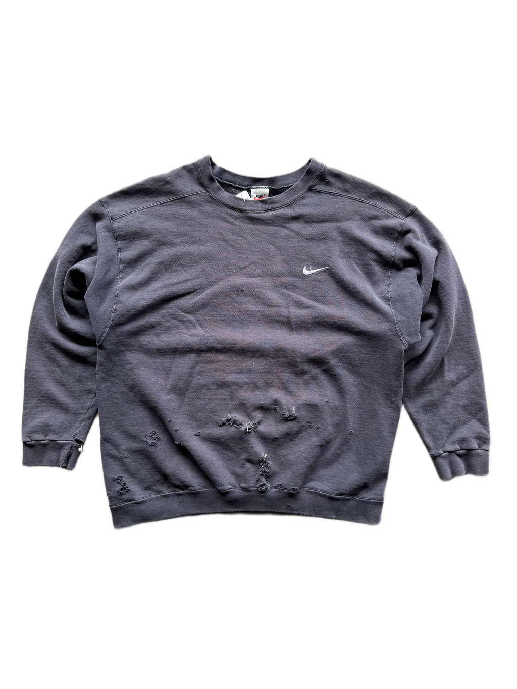 vintage distressed nike sweatshirt