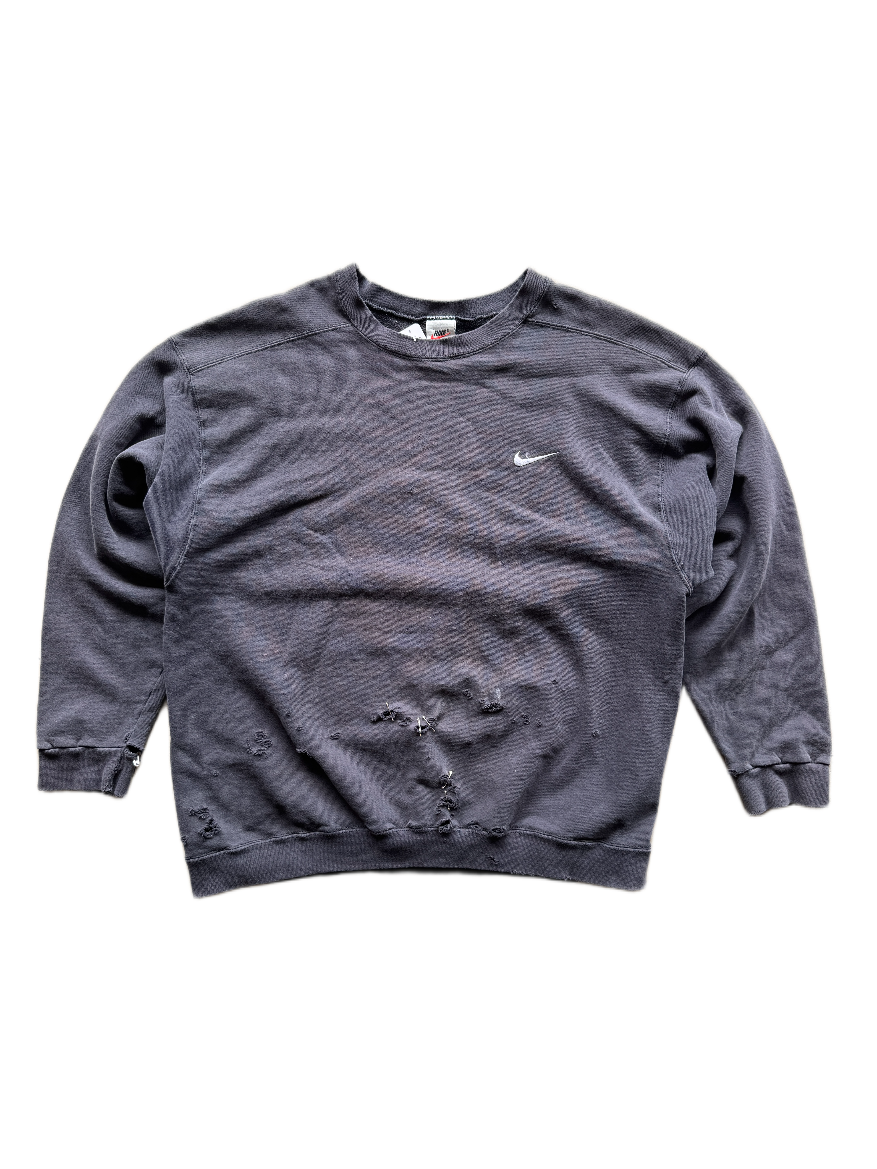 vintage distressed nike sweatshirt