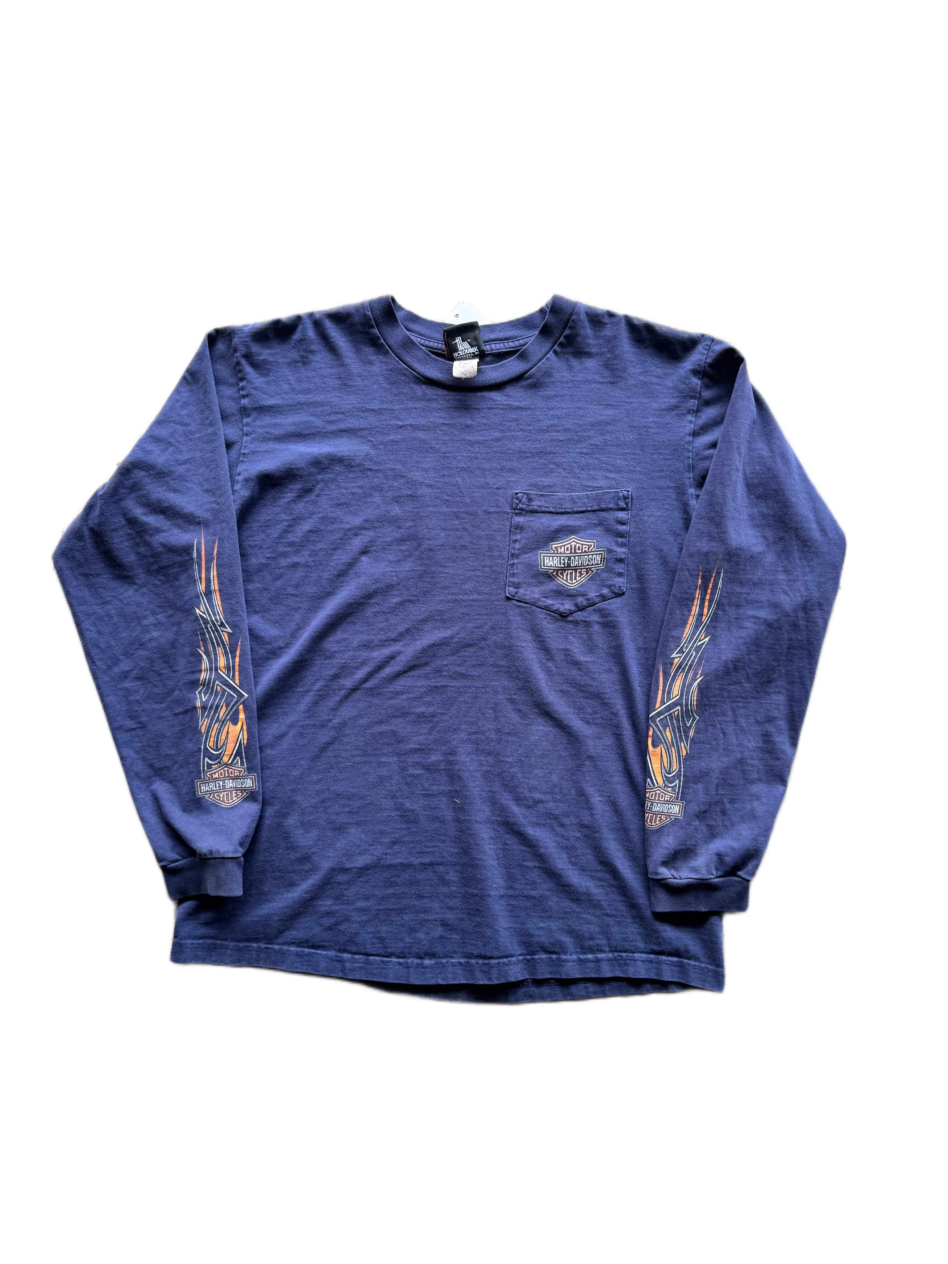 vintage 2001 harley davidson long sleeve shirt