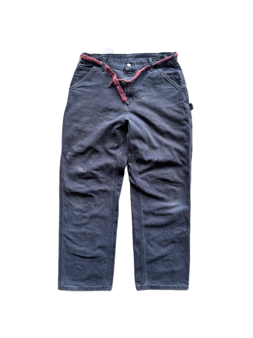 vintage carhartt navy carpenter pants