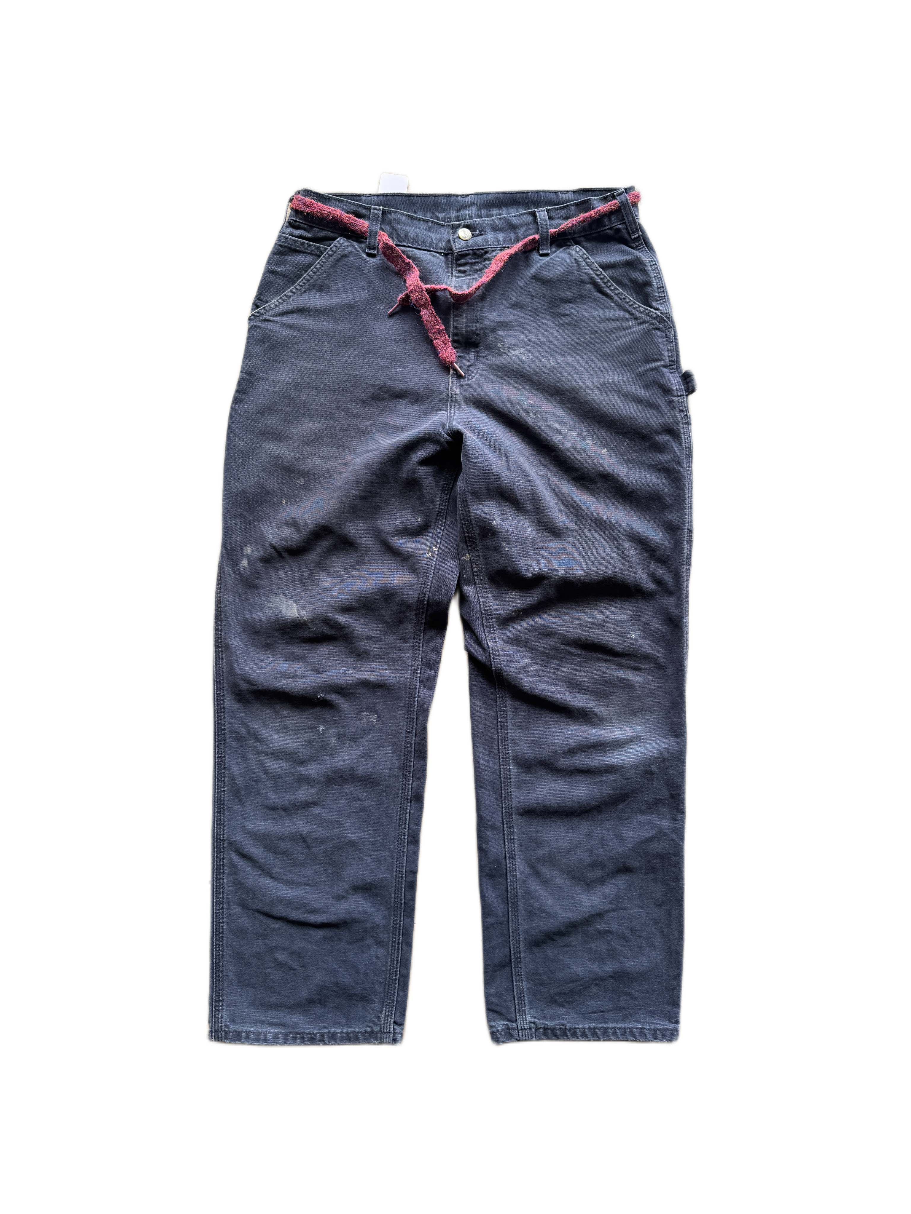 vintage carhartt navy carpenter pants