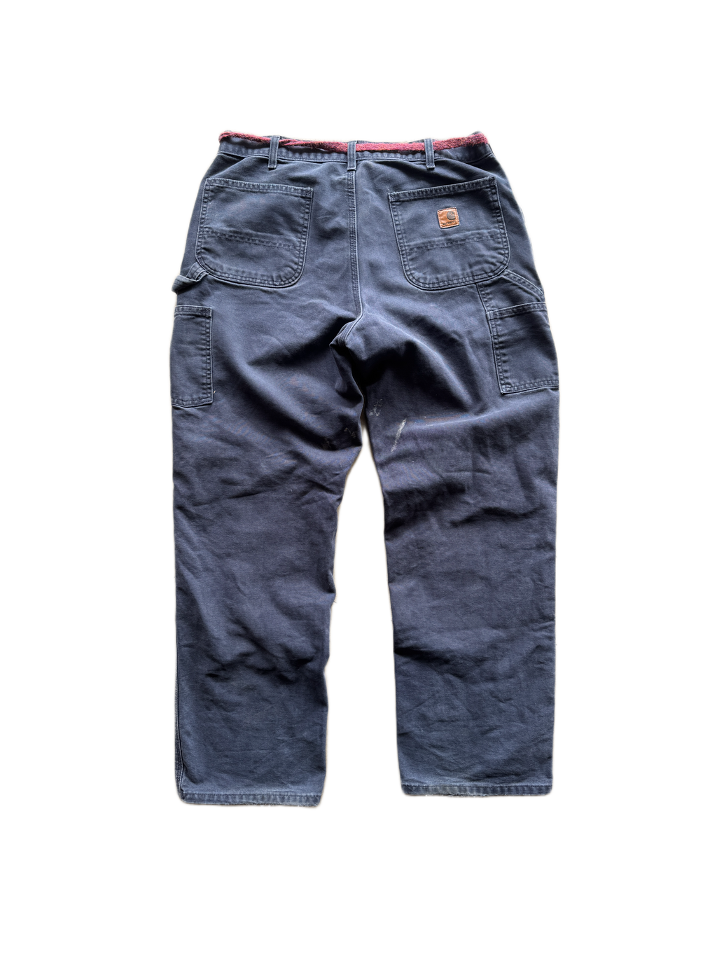 vintage carhartt navy carpenter pants