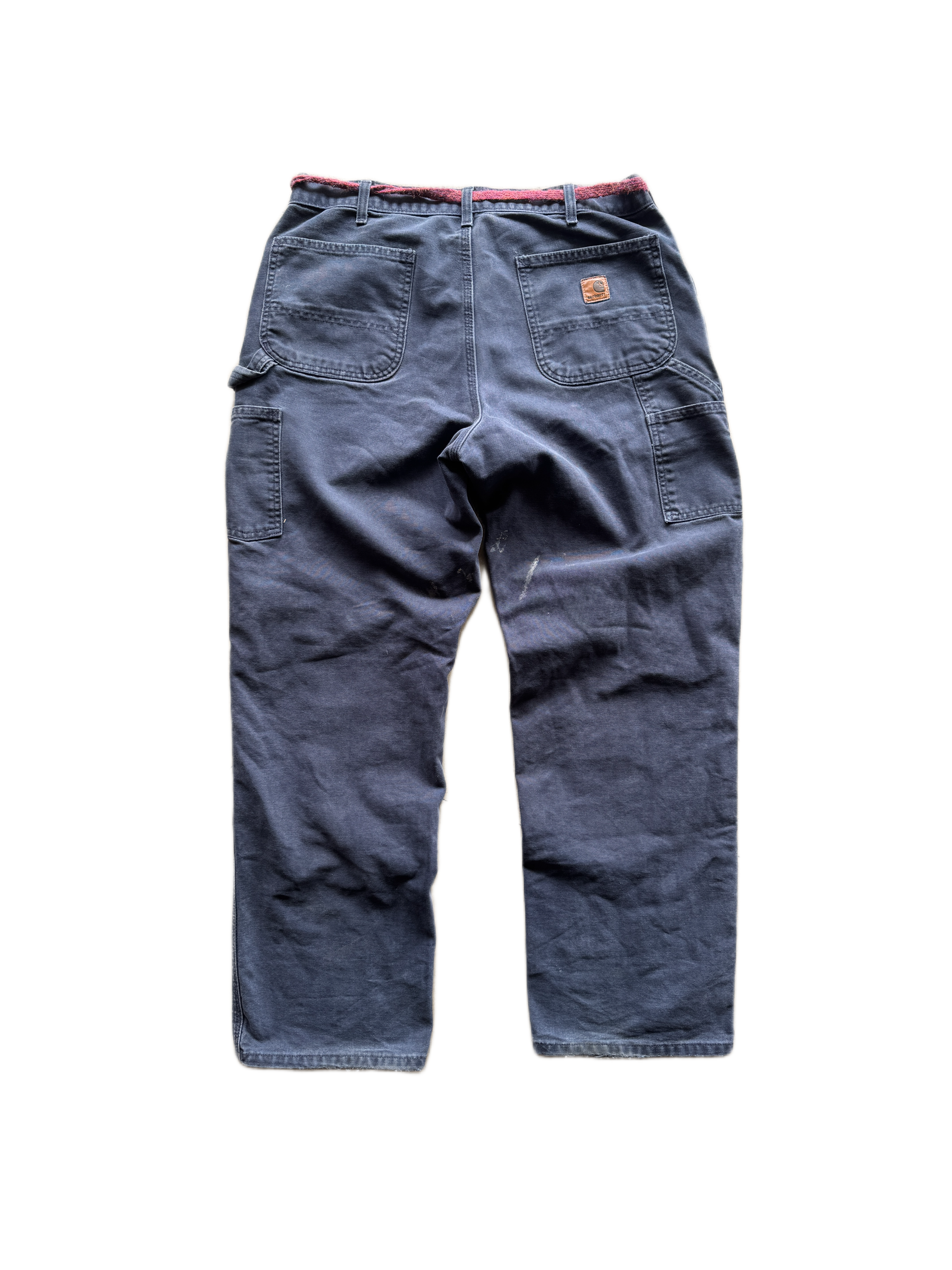 vintage carhartt navy carpenter pants