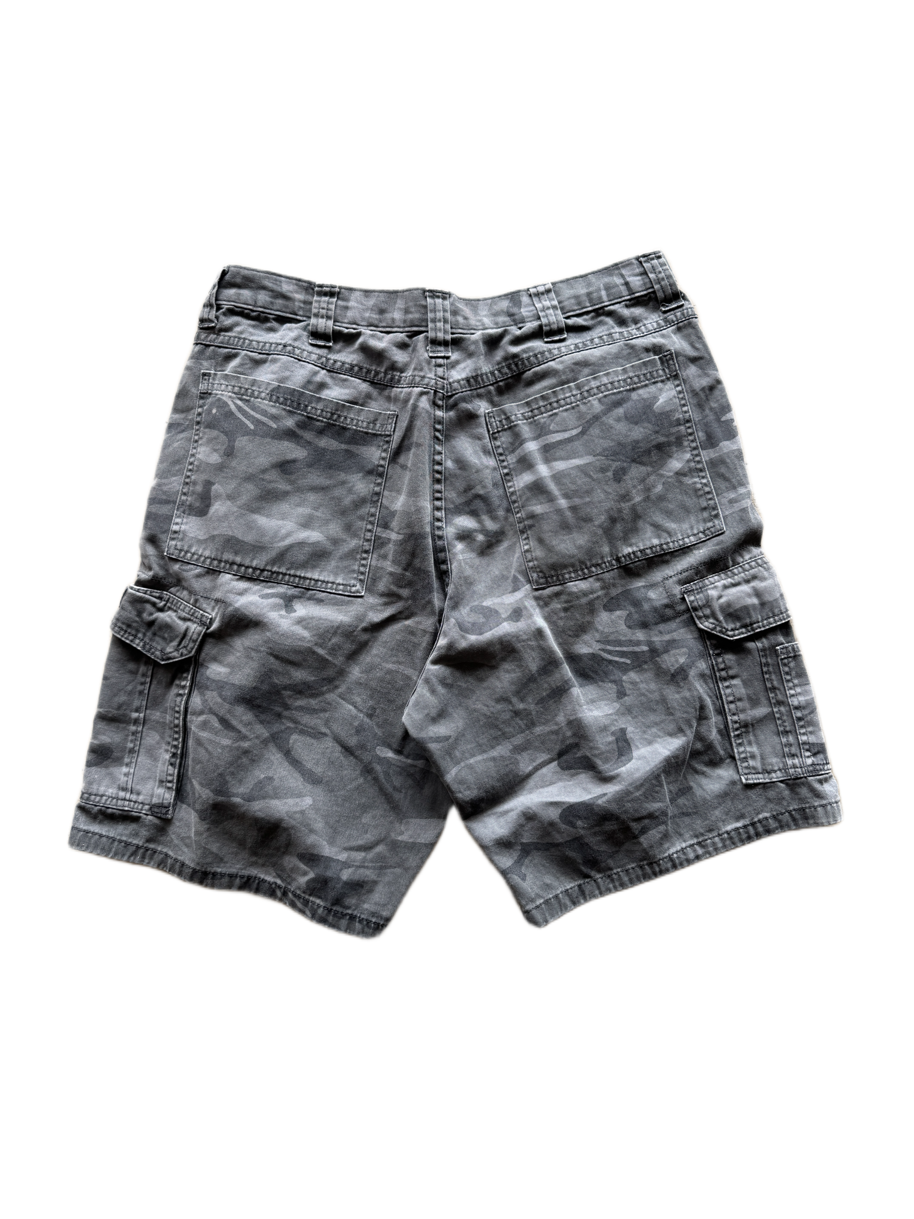 vintage camo shorts