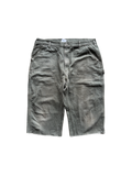 vintage green carhartt double knee jorts shorts