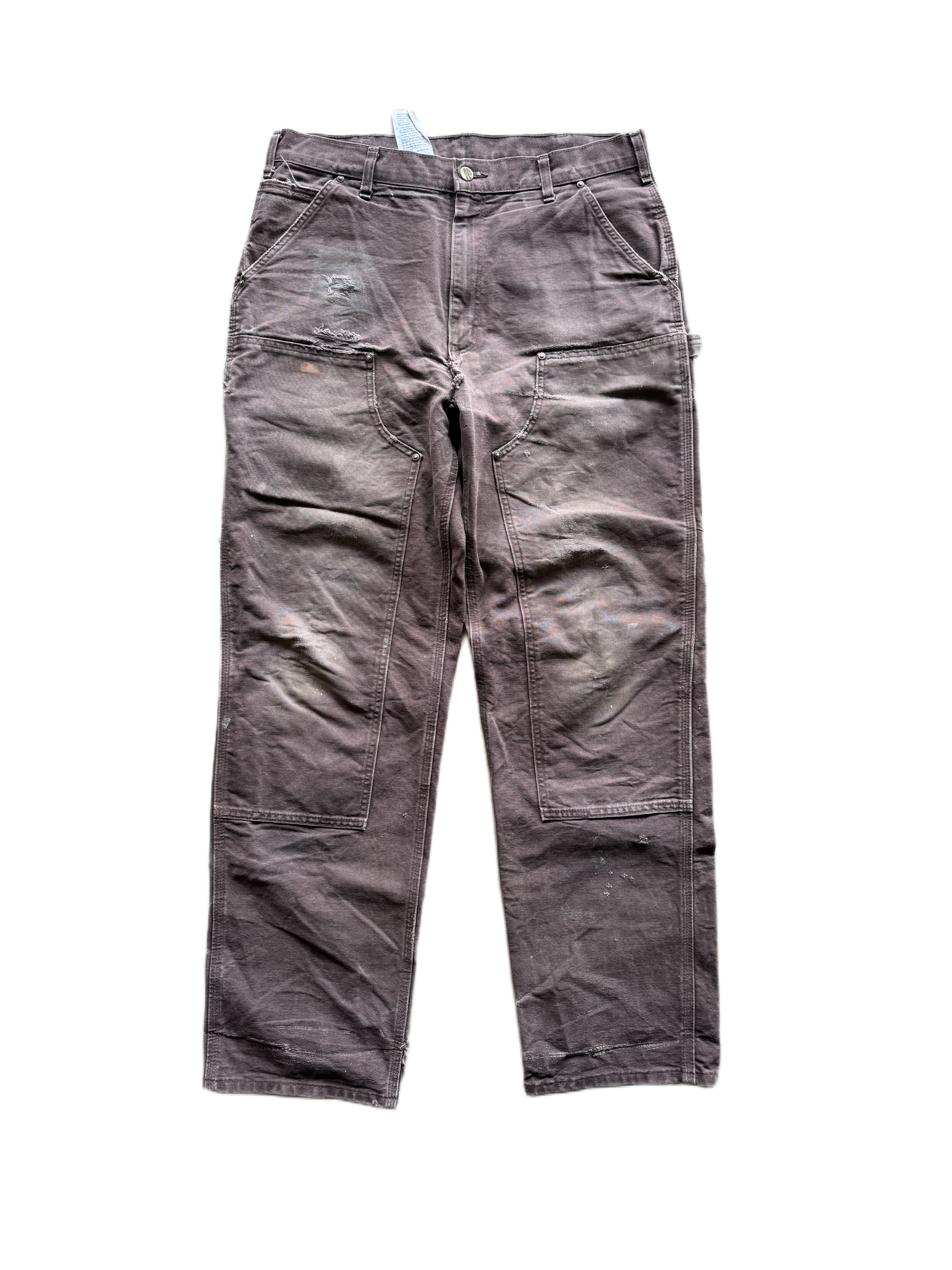 vintage brown carhartt brown double knees