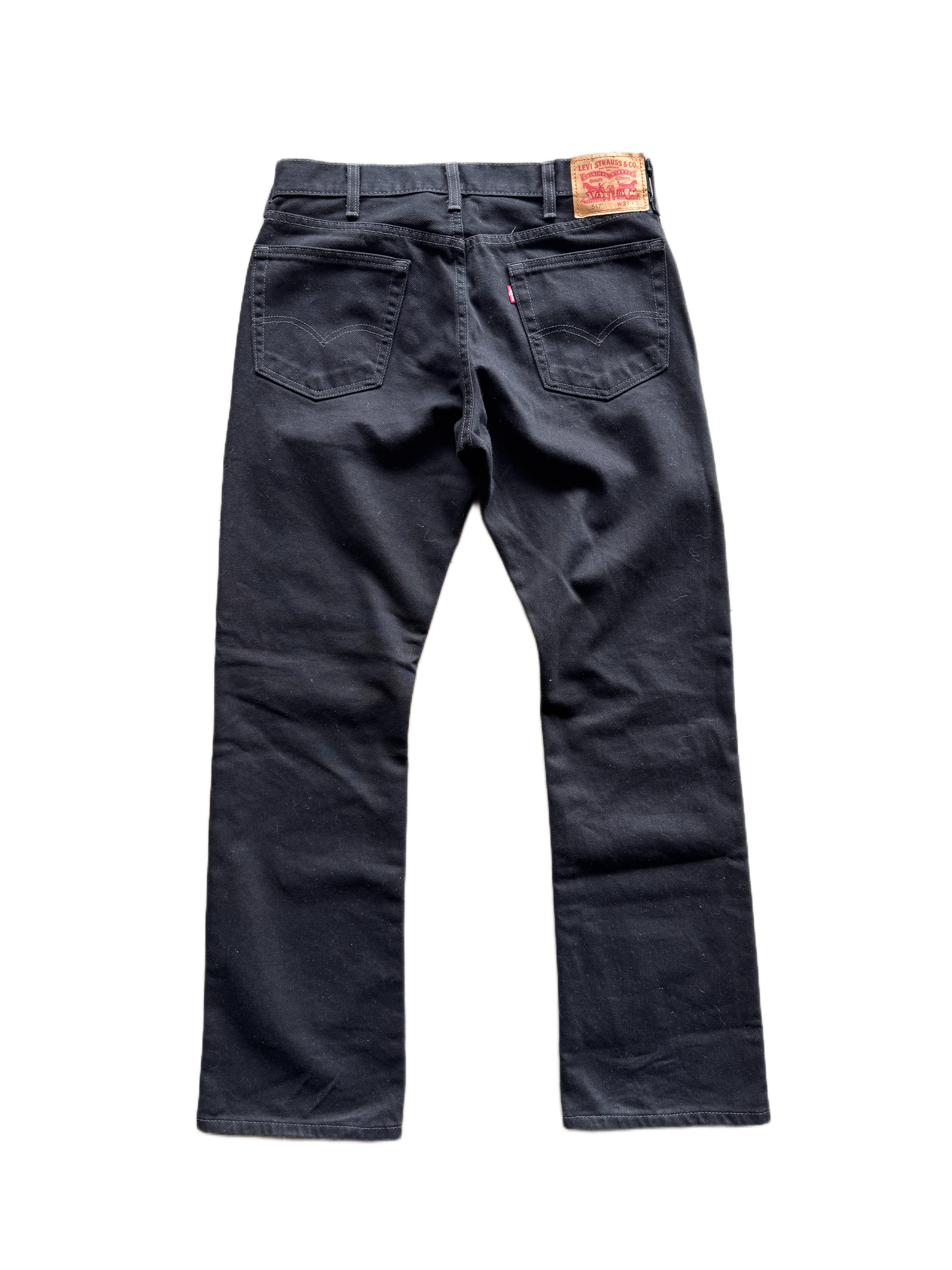 bootcut black levis 517 jeans