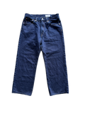 vintage gap baggy raw blue jeans
