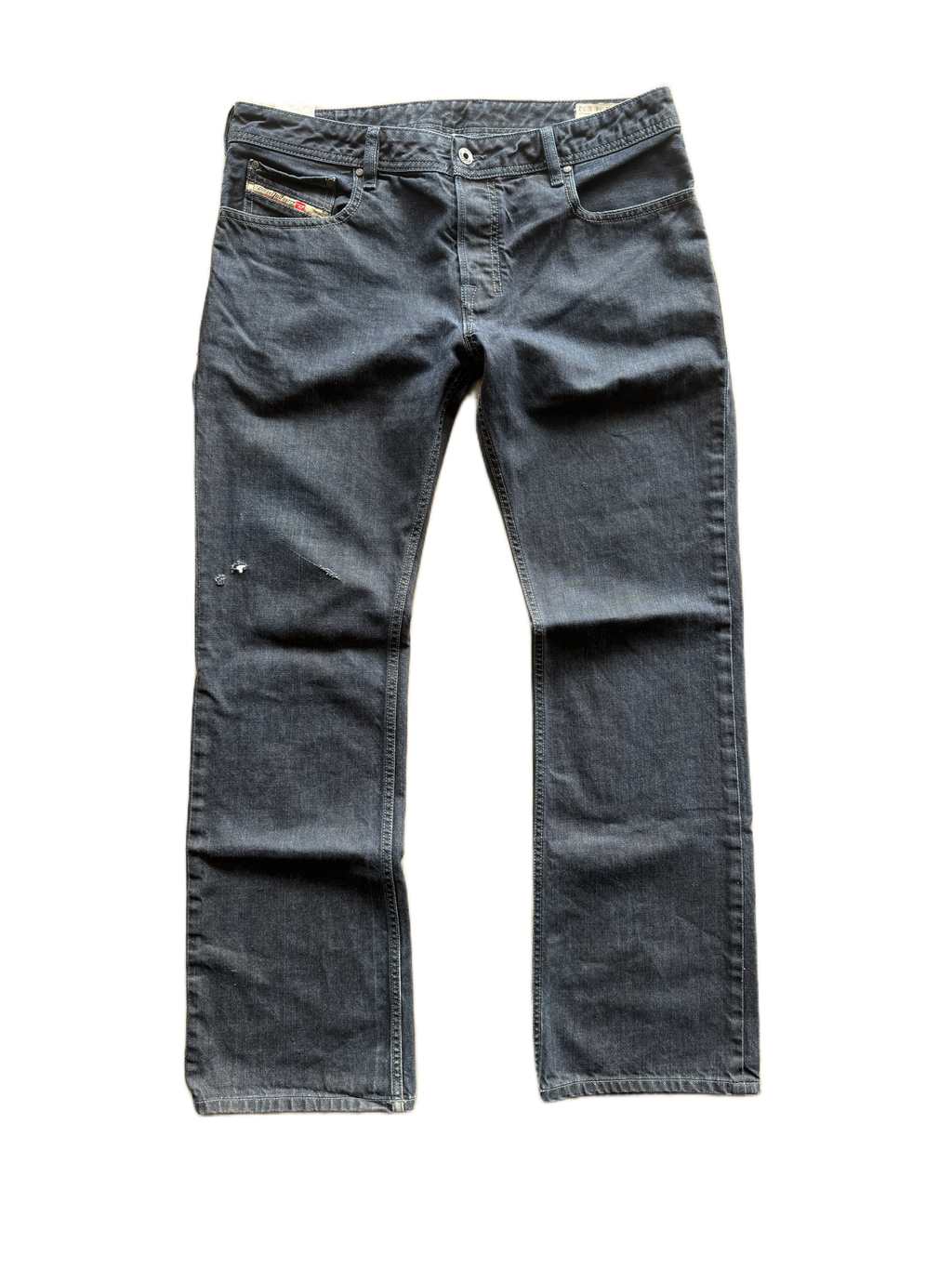 vintage diesel bootcut raw jeans