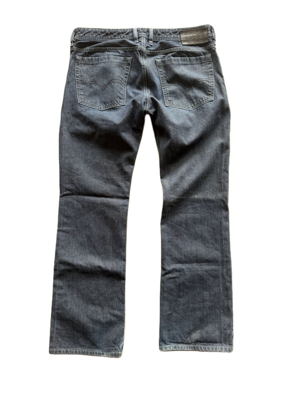 vintage diesel bootcut raw jeans