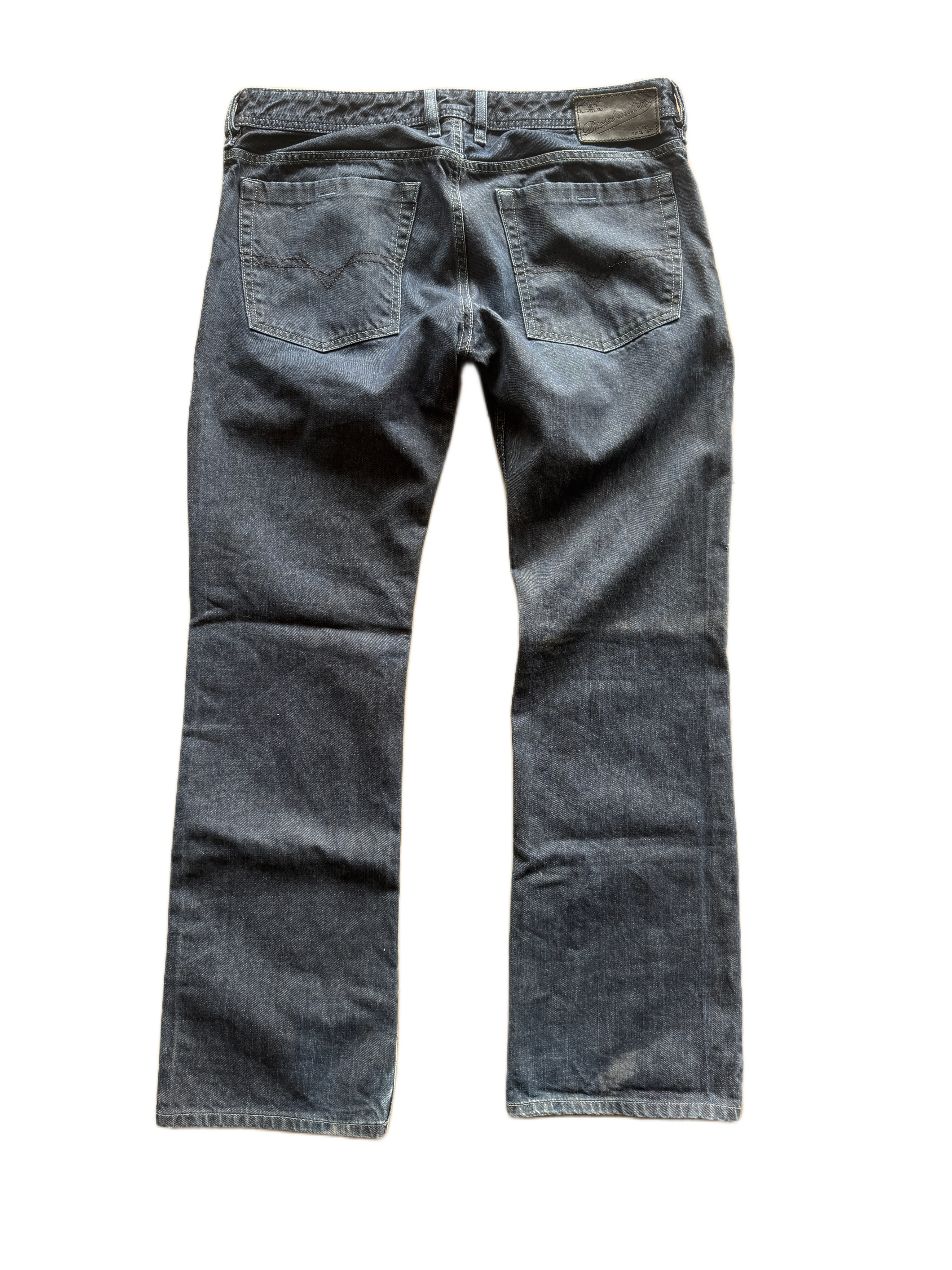 vintage diesel bootcut raw jeans