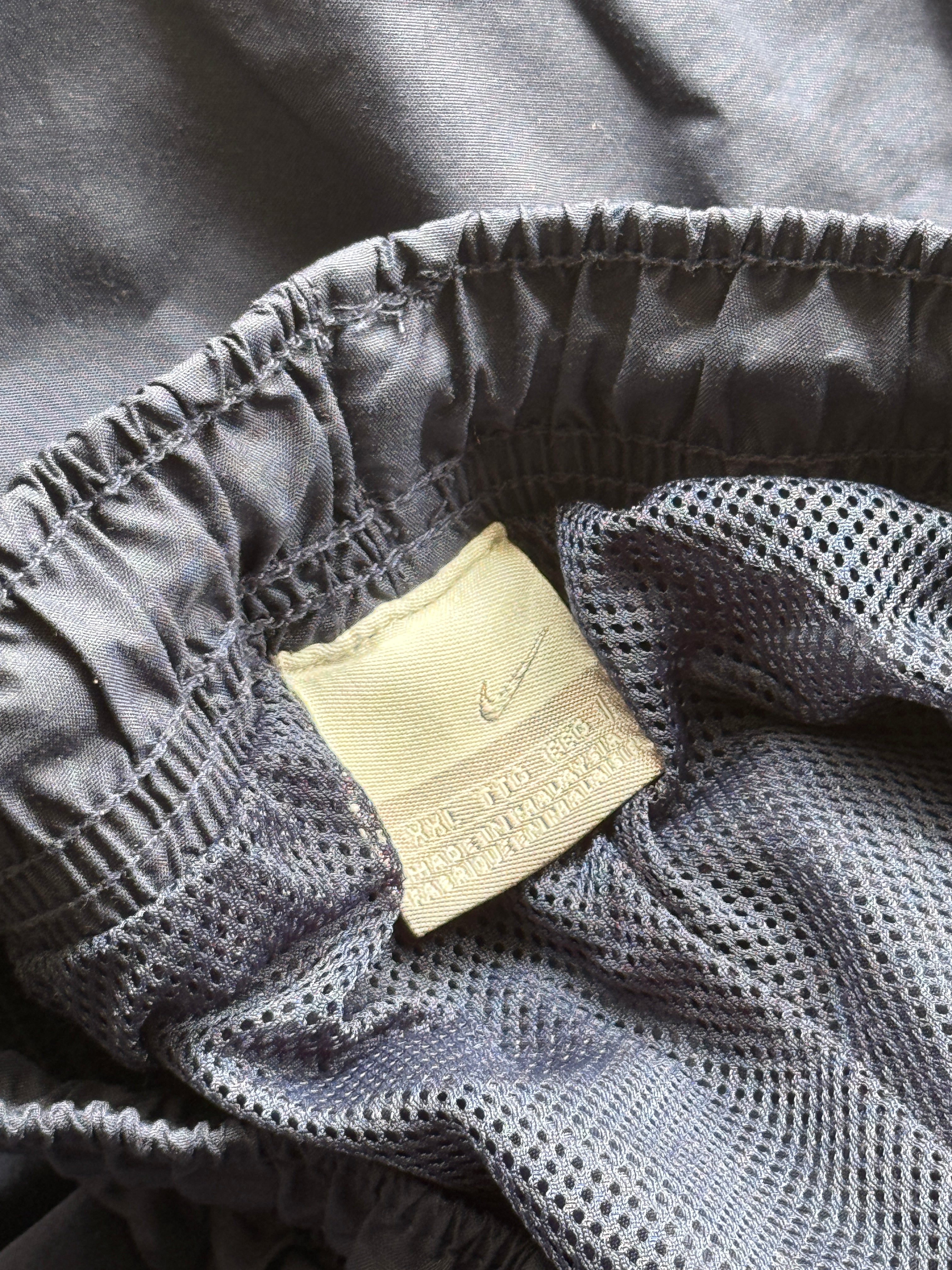 baggy vintage nike blue trackpants