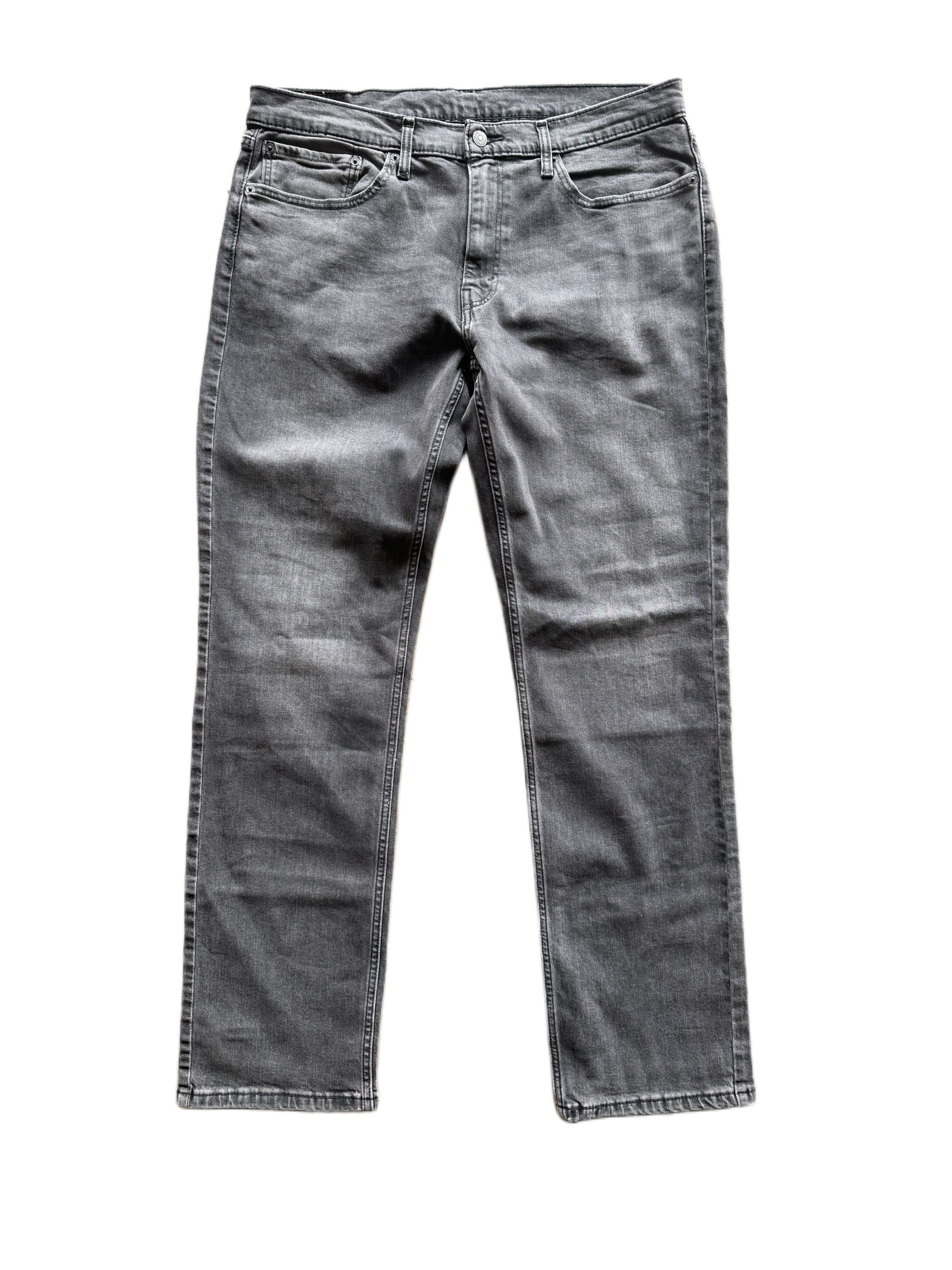 levis black straight leg jeans