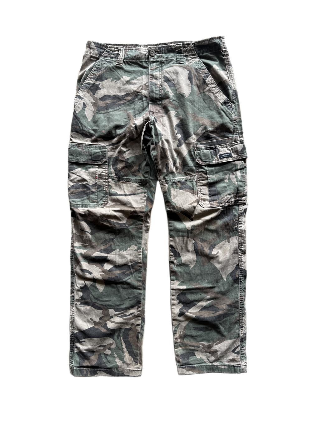 vintage baggy wrangler camo pants