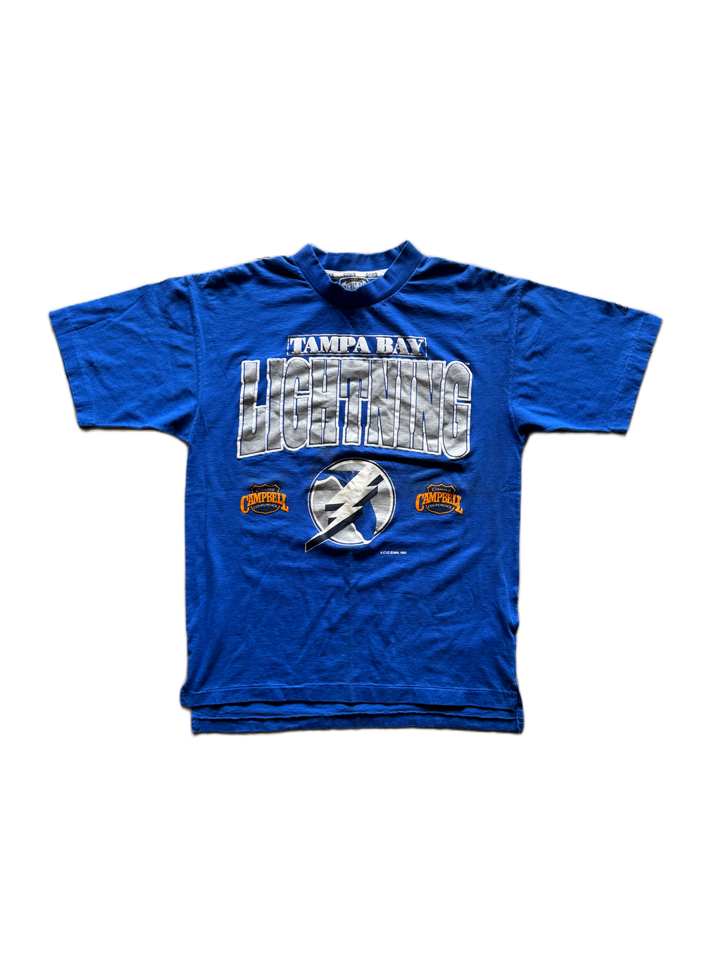 vintage 1992 tampa bay lightening tee