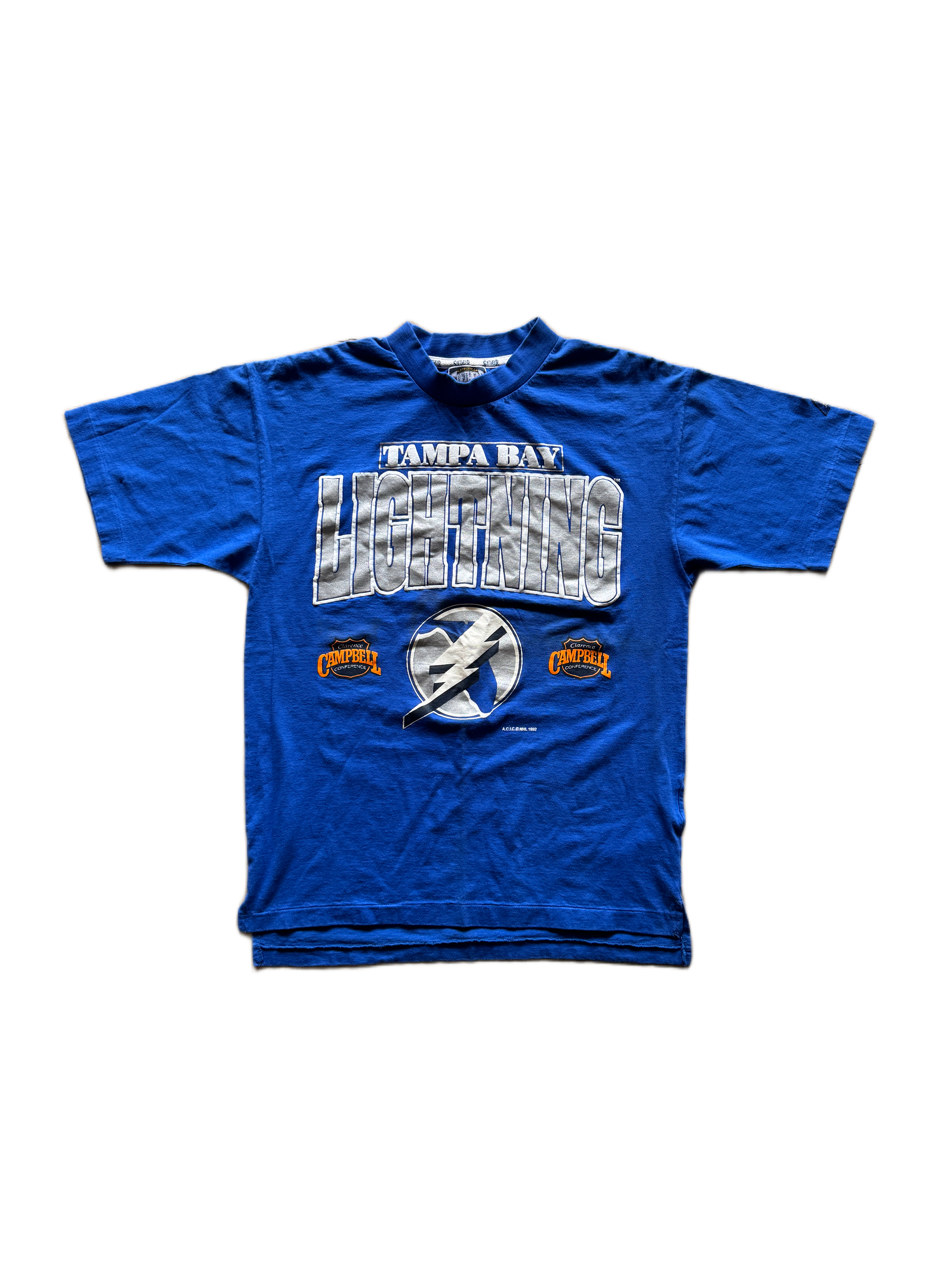 vintage 1992 tampa bay lightening tee