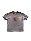 vintage brown faded 'automatik' tee