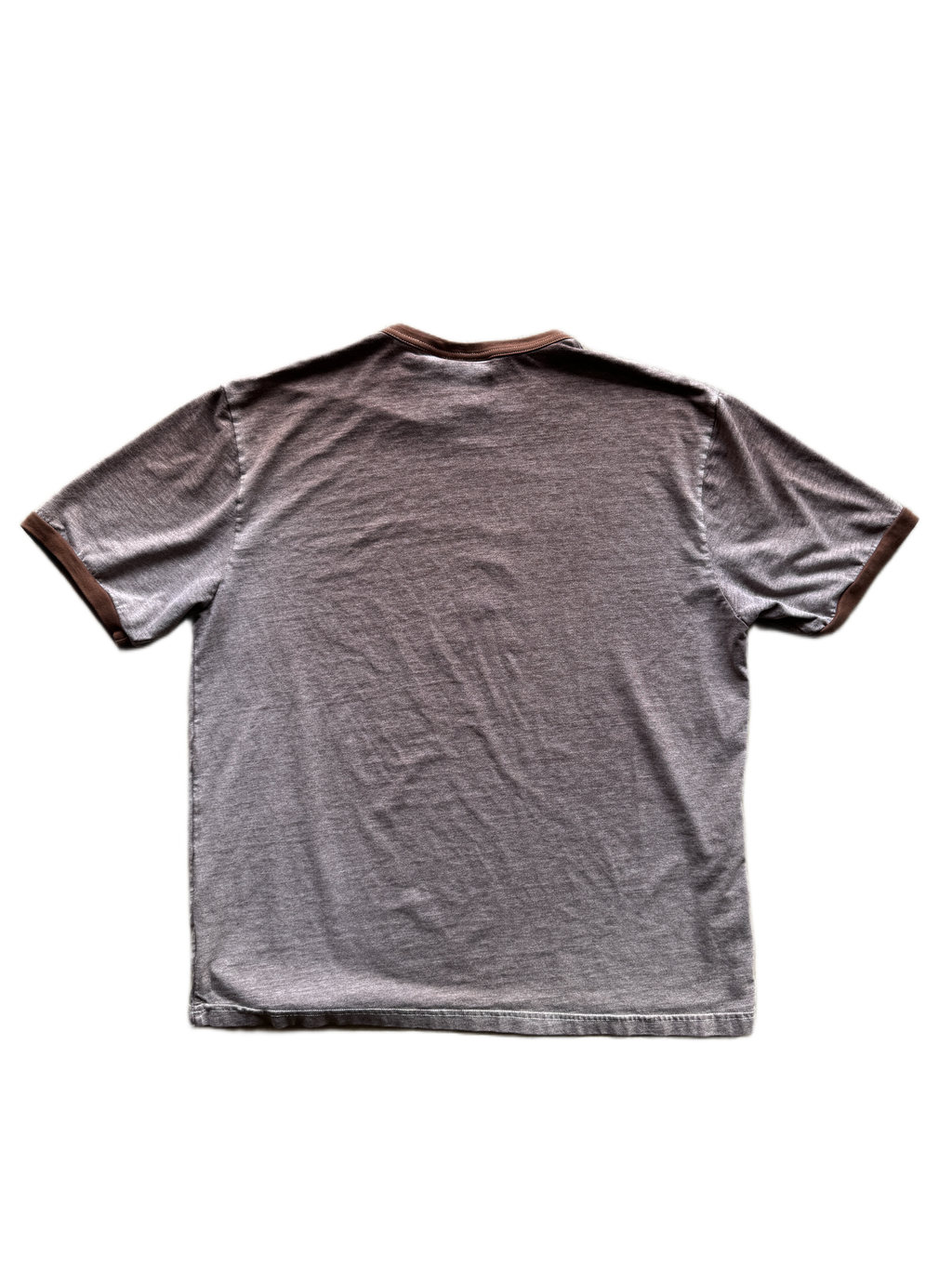 vintage brown faded 'automatik' tee