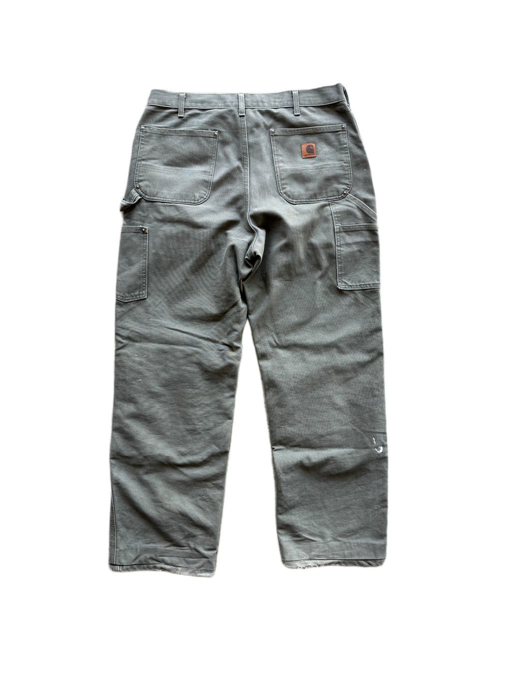 vintage green carhartt double knees