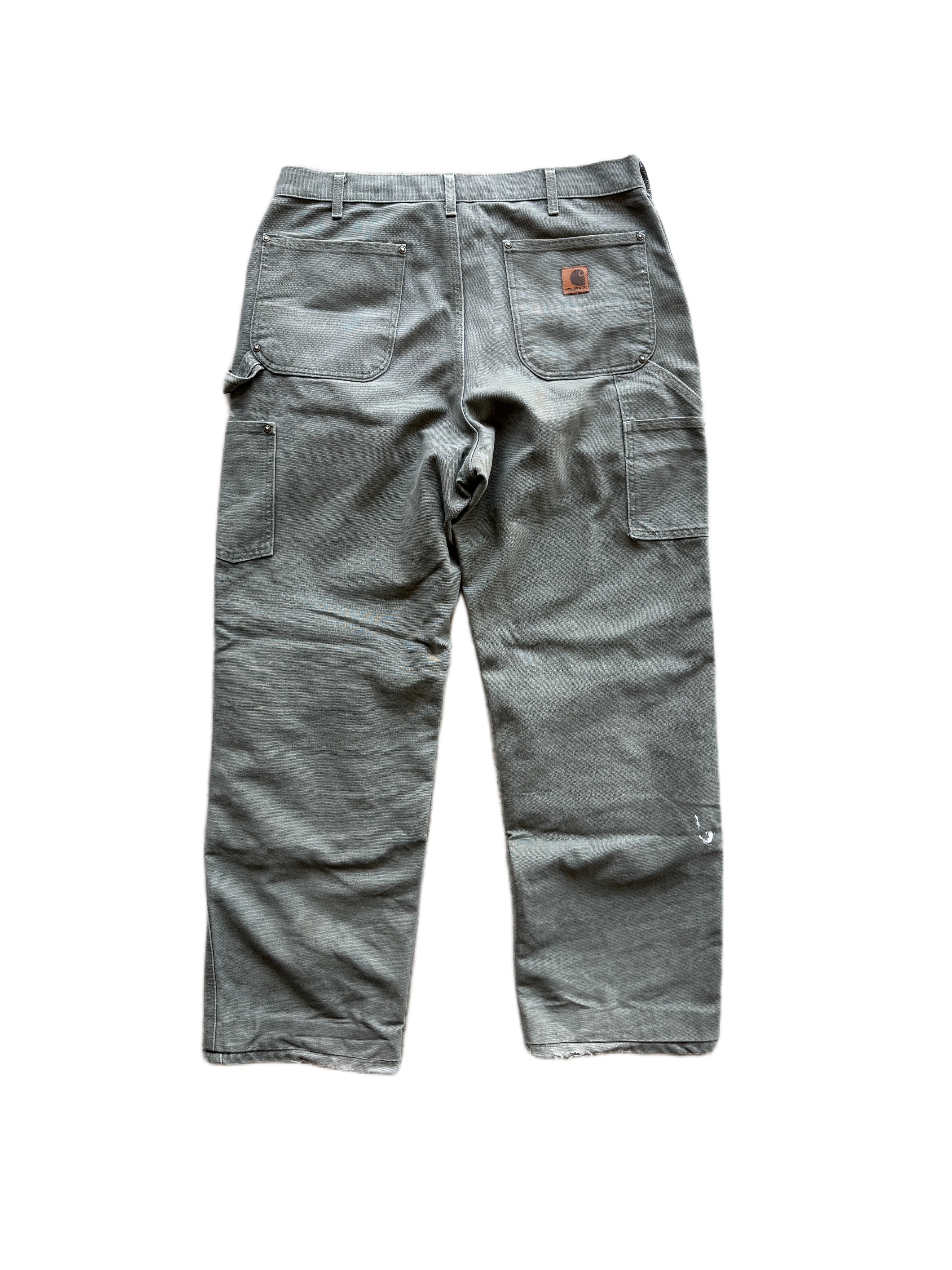vintage green carhartt double knees