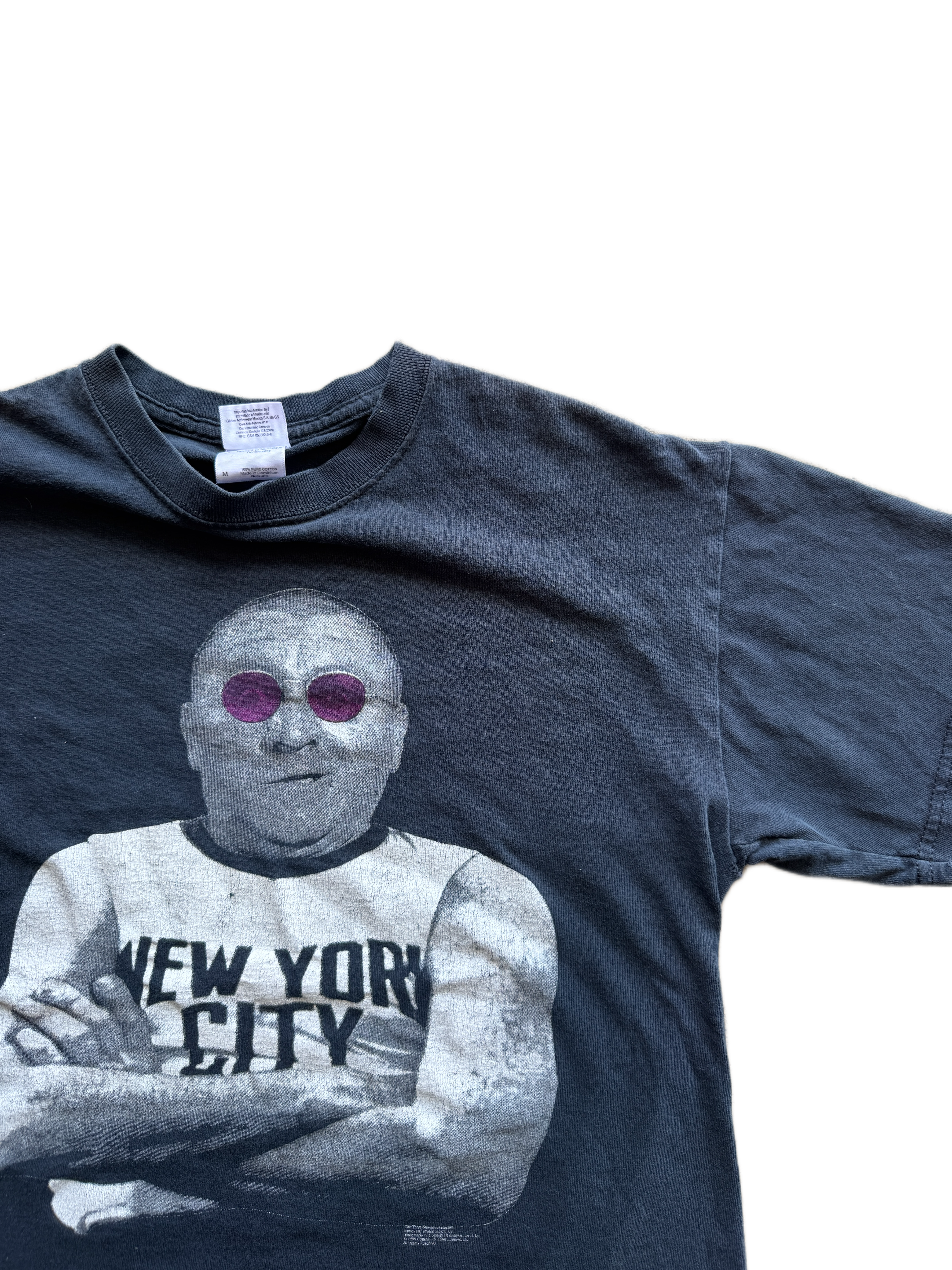 vintage the three stooges john lennon "new york city" parody tee