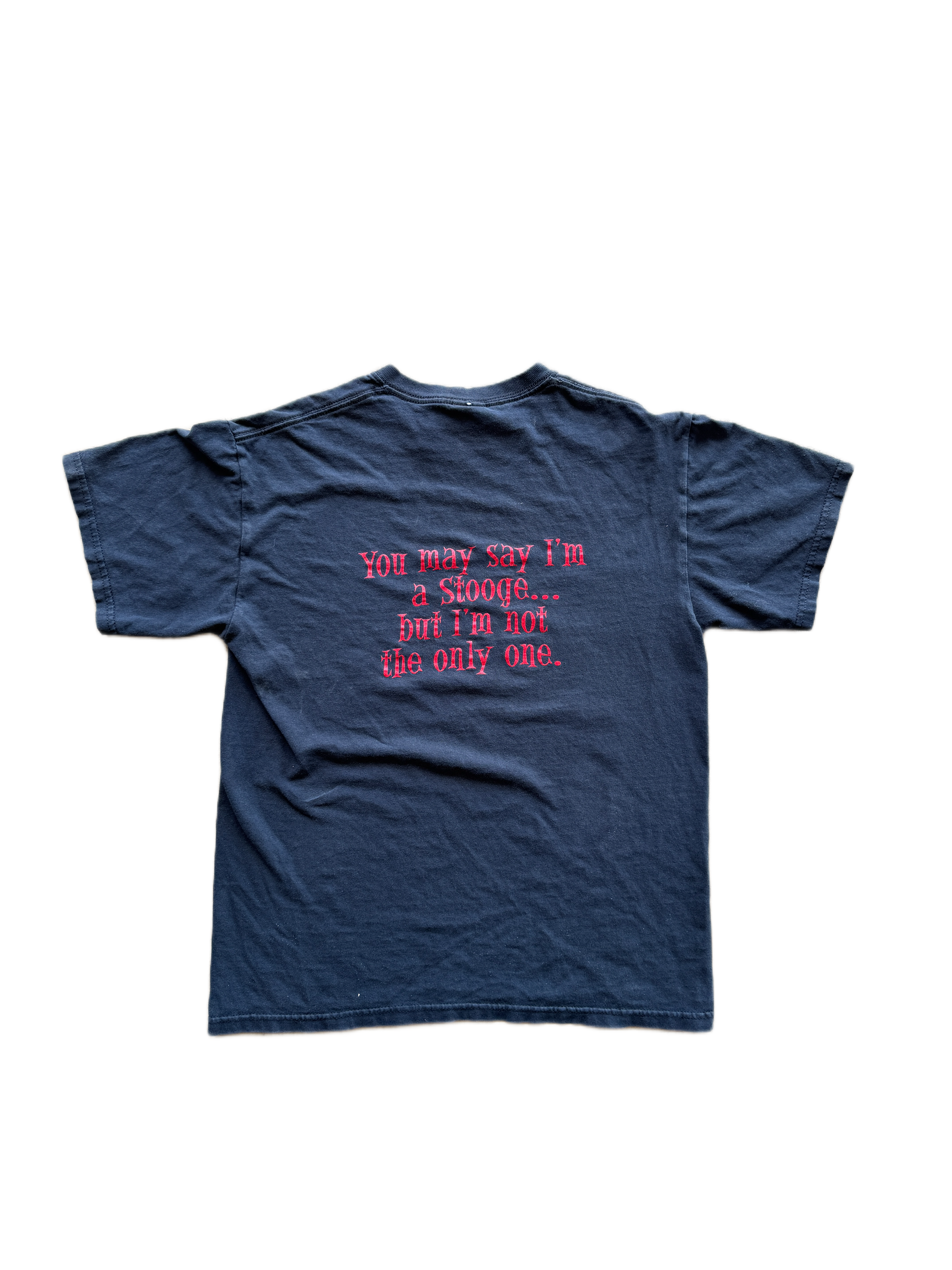 vintage the three stooges john lennon "new york city" parody tee
