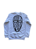 comme des garçons shirt face mask white sweatshirt